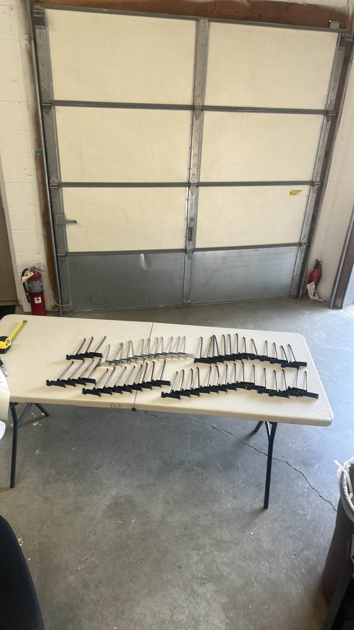 Grid wall hook mixed lot 8 and 10 inch