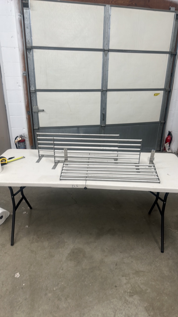 Chrome shelves lot of 3