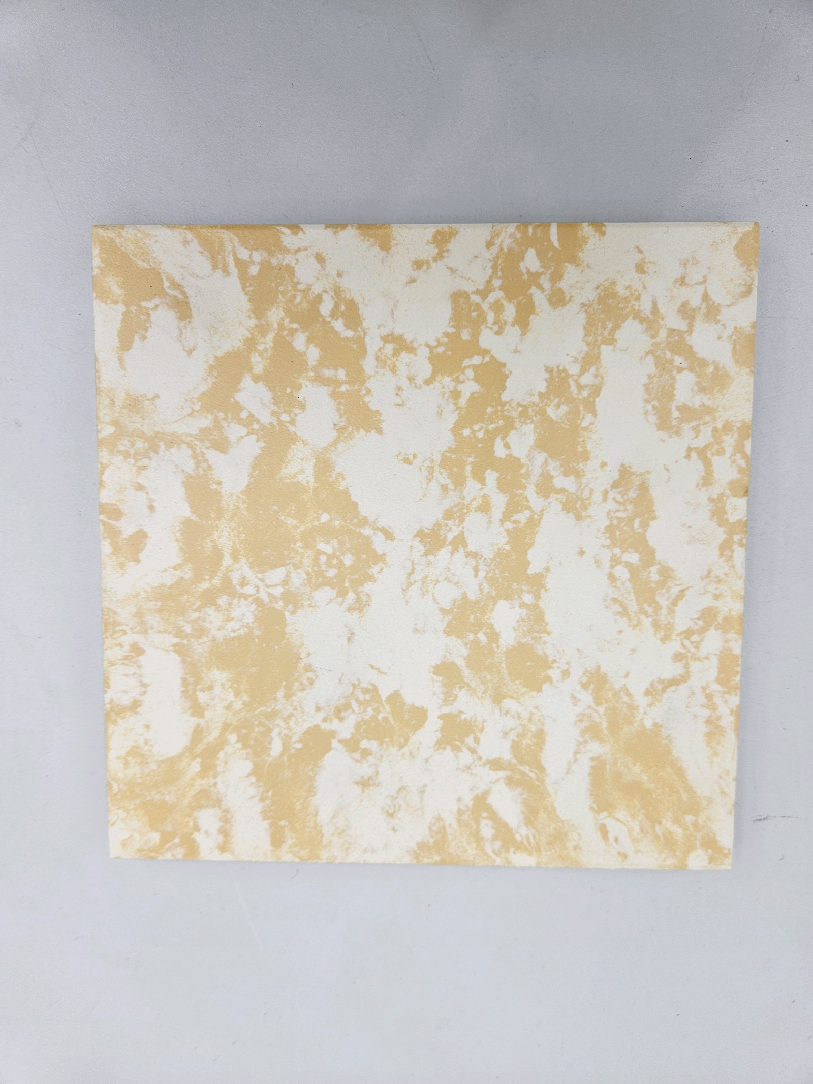 lot 13 image: Pallet of Speckled Yellow Agrob Buchtal German Porcelain Stone Tiles 8x8 (60 Boxes)