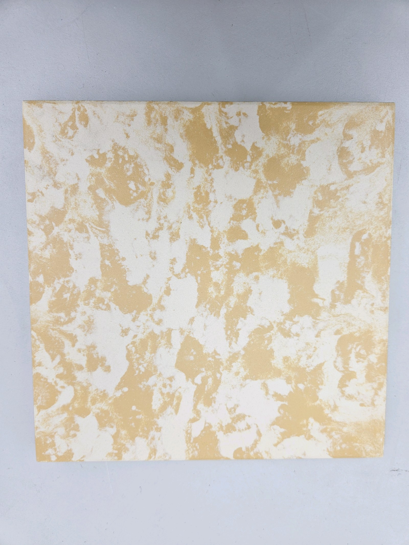 lot 14 image: Pallet of Speckled Yellow Agrob Buchtal German Porcelain Stone Tiles 8x8 (60 Boxes)