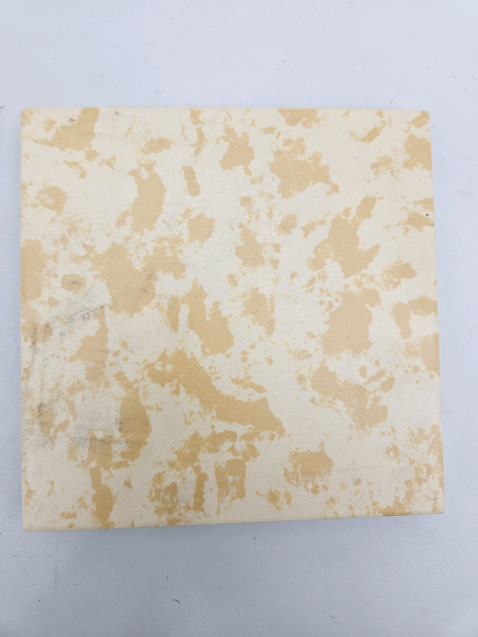lot 15 image: Pallet of Speckled Yellow Agrob Buchtal German Porcelain Stone Tiles 6x6 (98 Boxes)