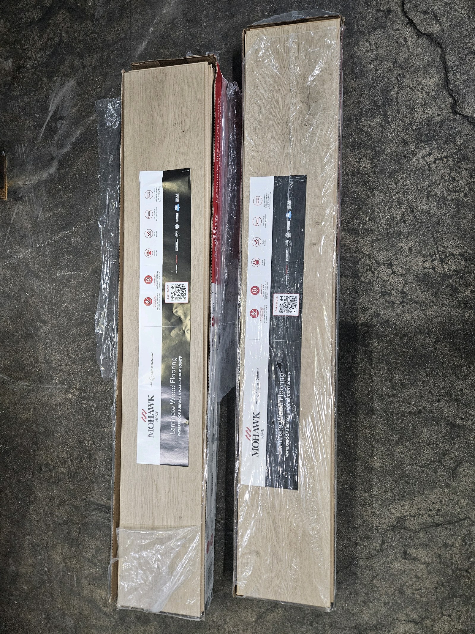 lot 9 image: Laminate Wood Flooring (2 Boxes)