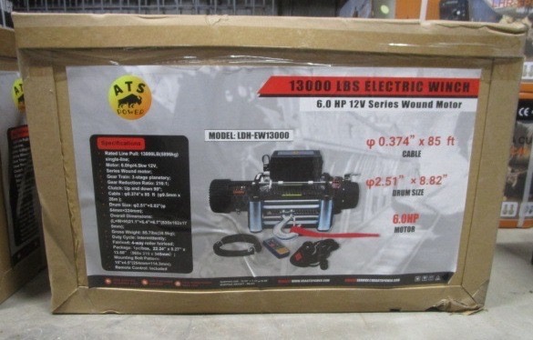 lot 40 image: ATS Power 13,000lb 12v Winch