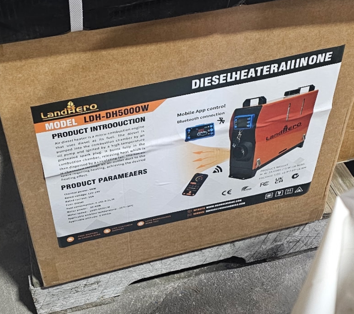 lot 79 image: DIESEL HEATER ALL IN ONE