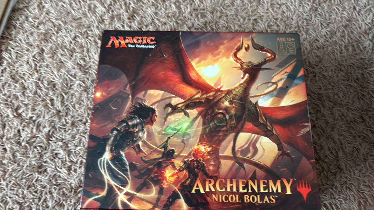 Magic the Gathering Archenemy Nicol Bolas Game Complete