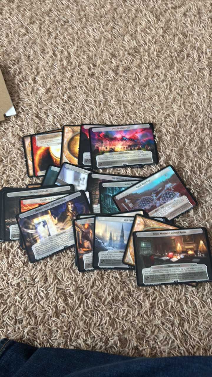 Magic the Gathering Universes Beyond Doctor Who Oversized Card Lot