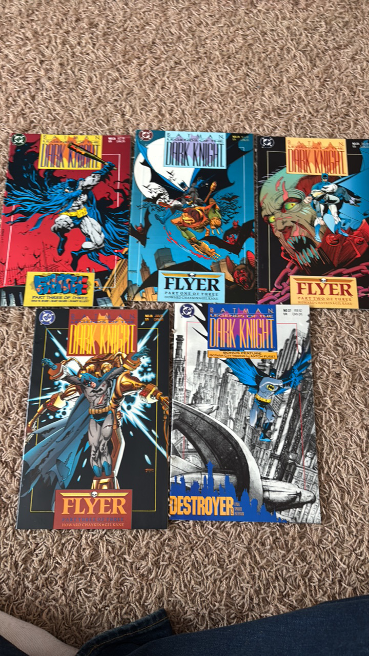 lot 116 image: Batman Legends of the Dark Knight Comic Book Lot, 5 Comics, Numbered 23,24,25,26,27