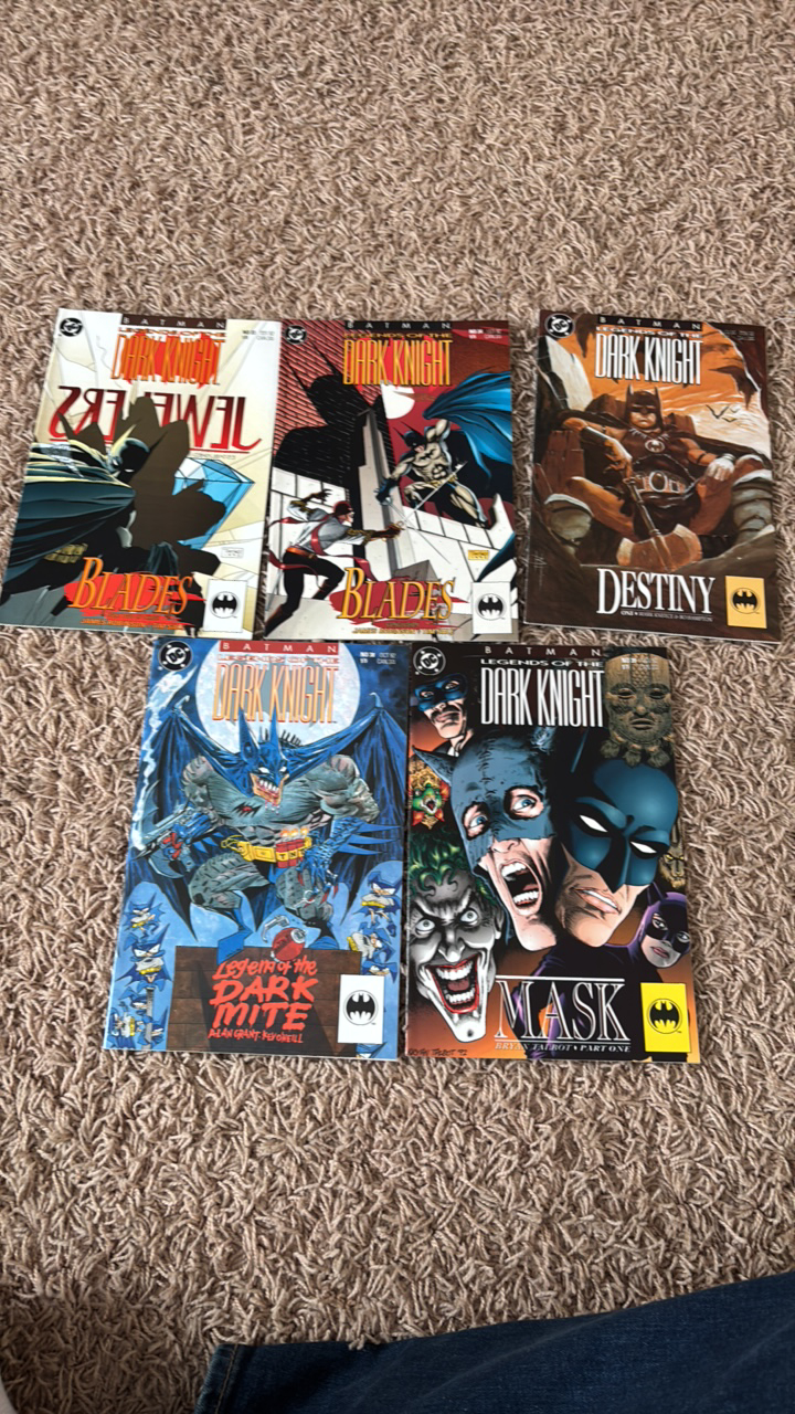 lot 118 image: Batman Legends of the Dark Knight Comic Book Lot, 5 Comics, Numbered 33,34,35,38,39