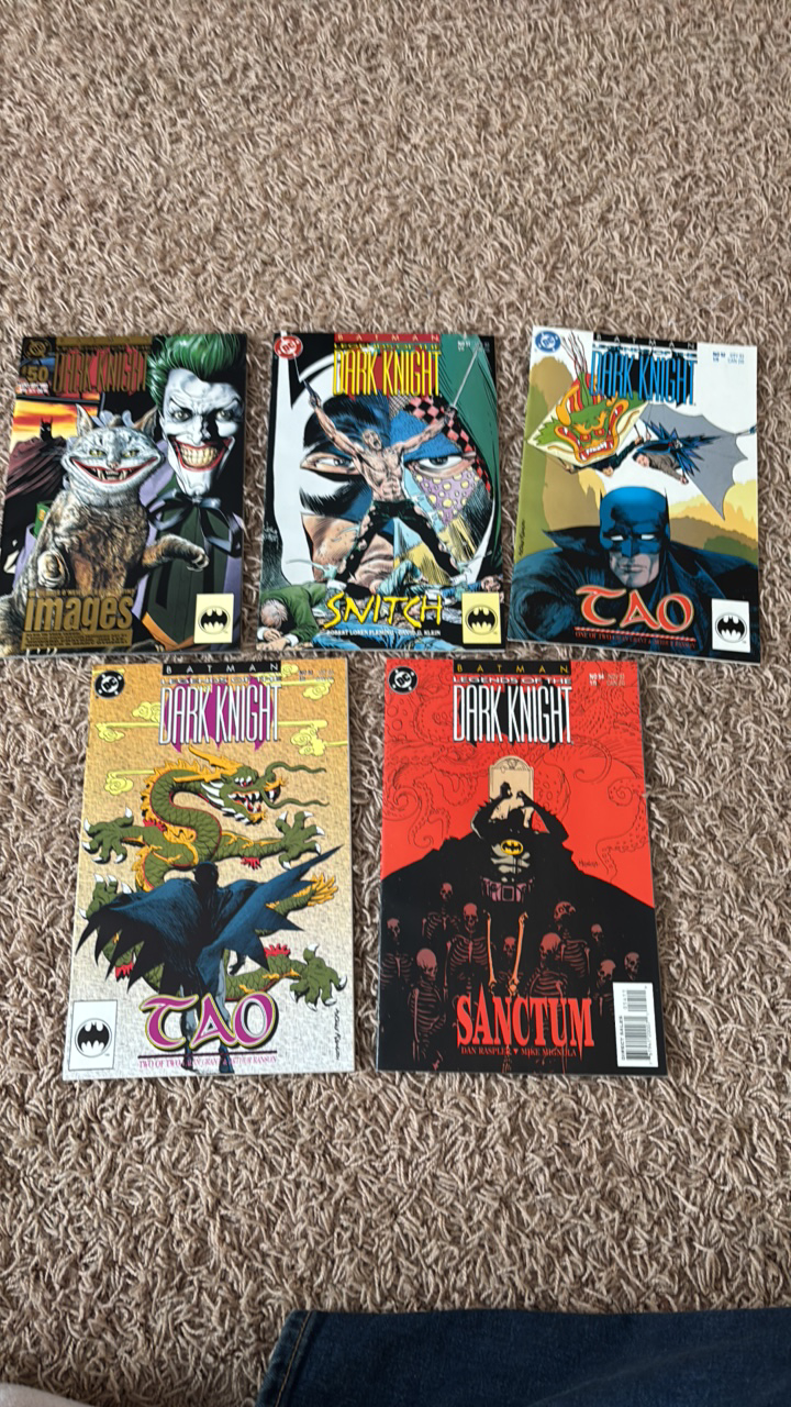 lot 121 image: Batman Legends of the Dark Knight Comic Book Lot, 5 Comics, Numbered 50,51,52,53,54