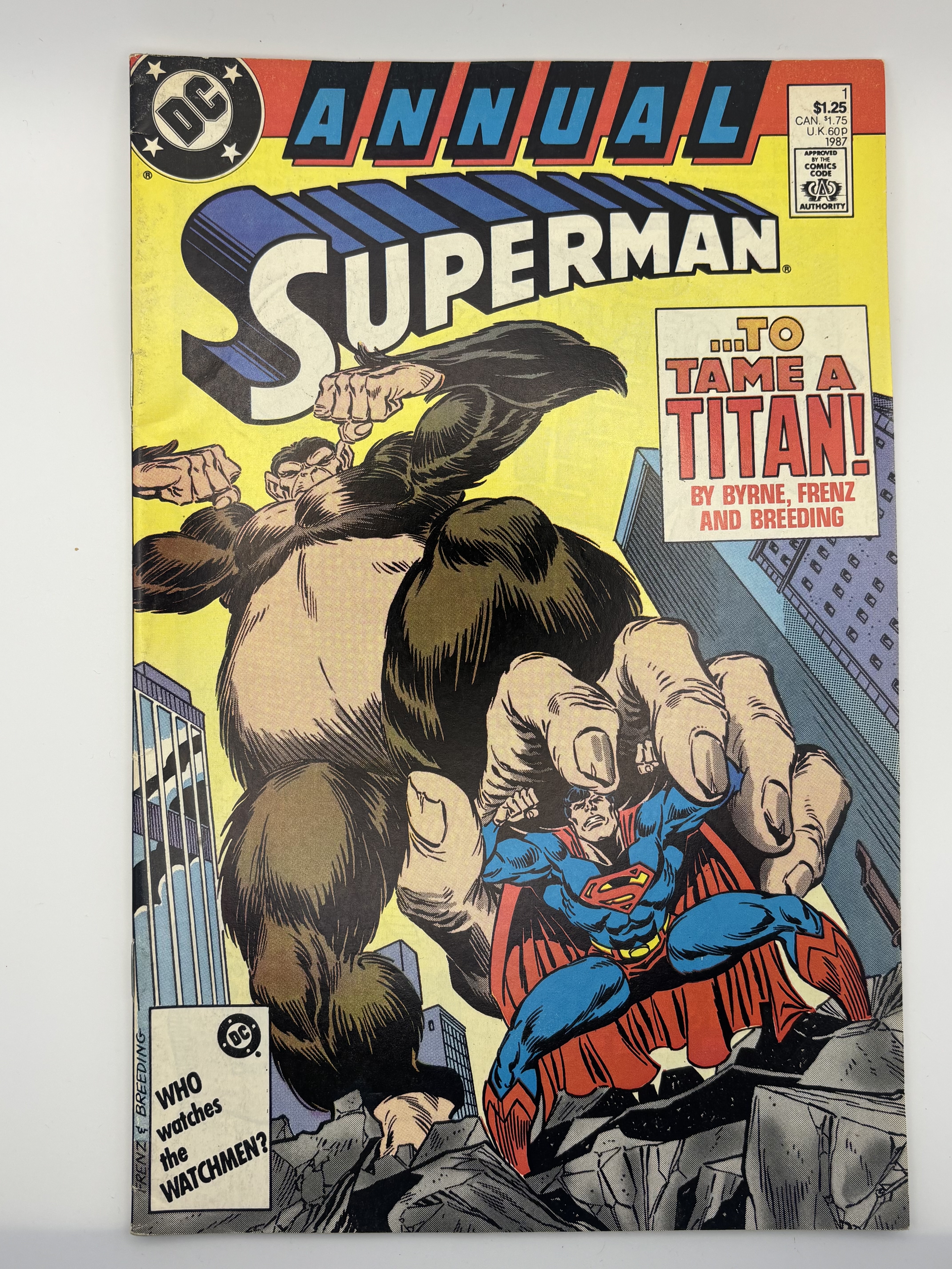 lot 142 image: Vintage Annual Superman Comic Book #1, Comic Book DC Comics