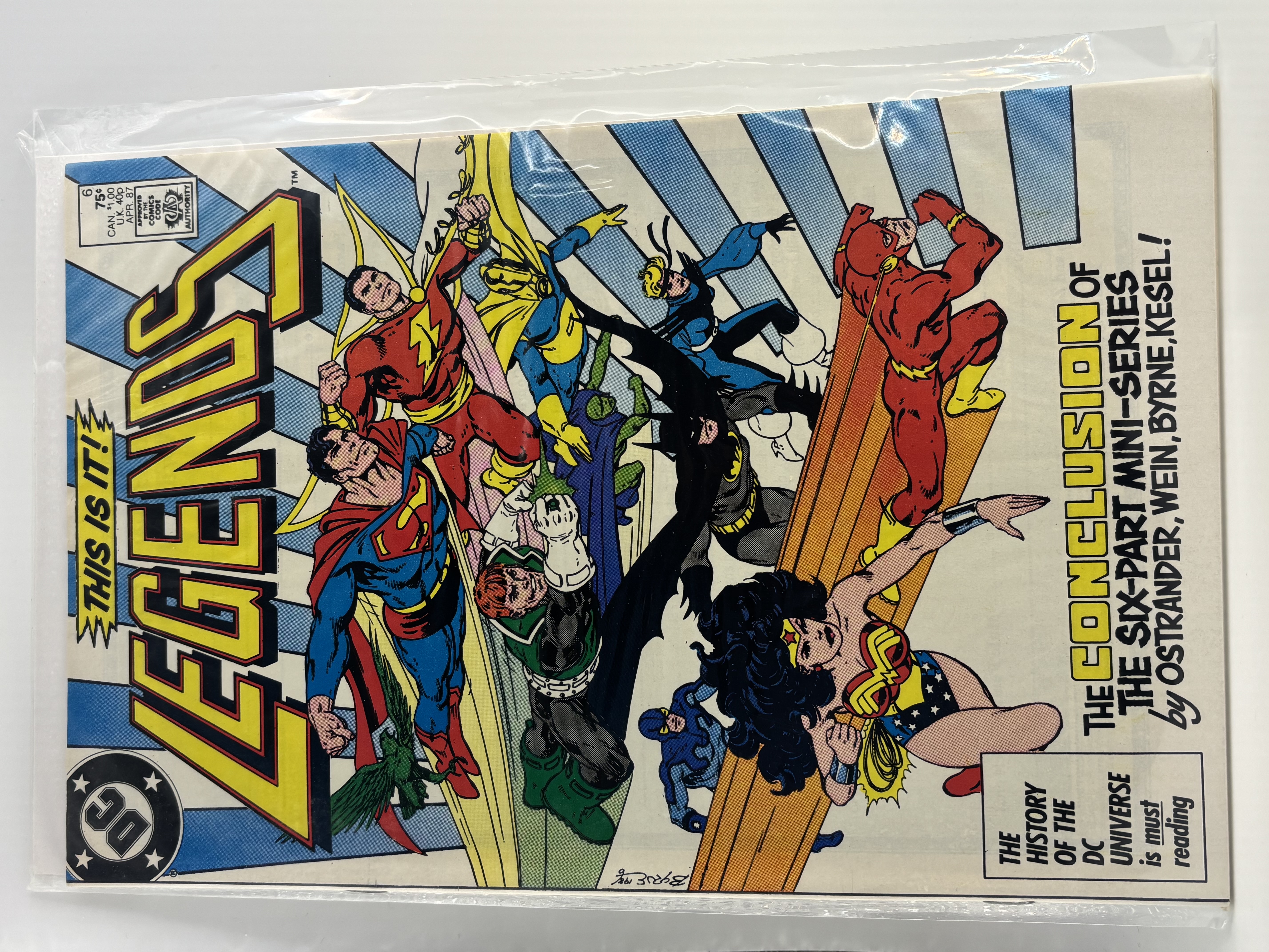 lot 144 image: Legends DC Comic Book Issue #6, Vintage Superman, Batman, Flash and More