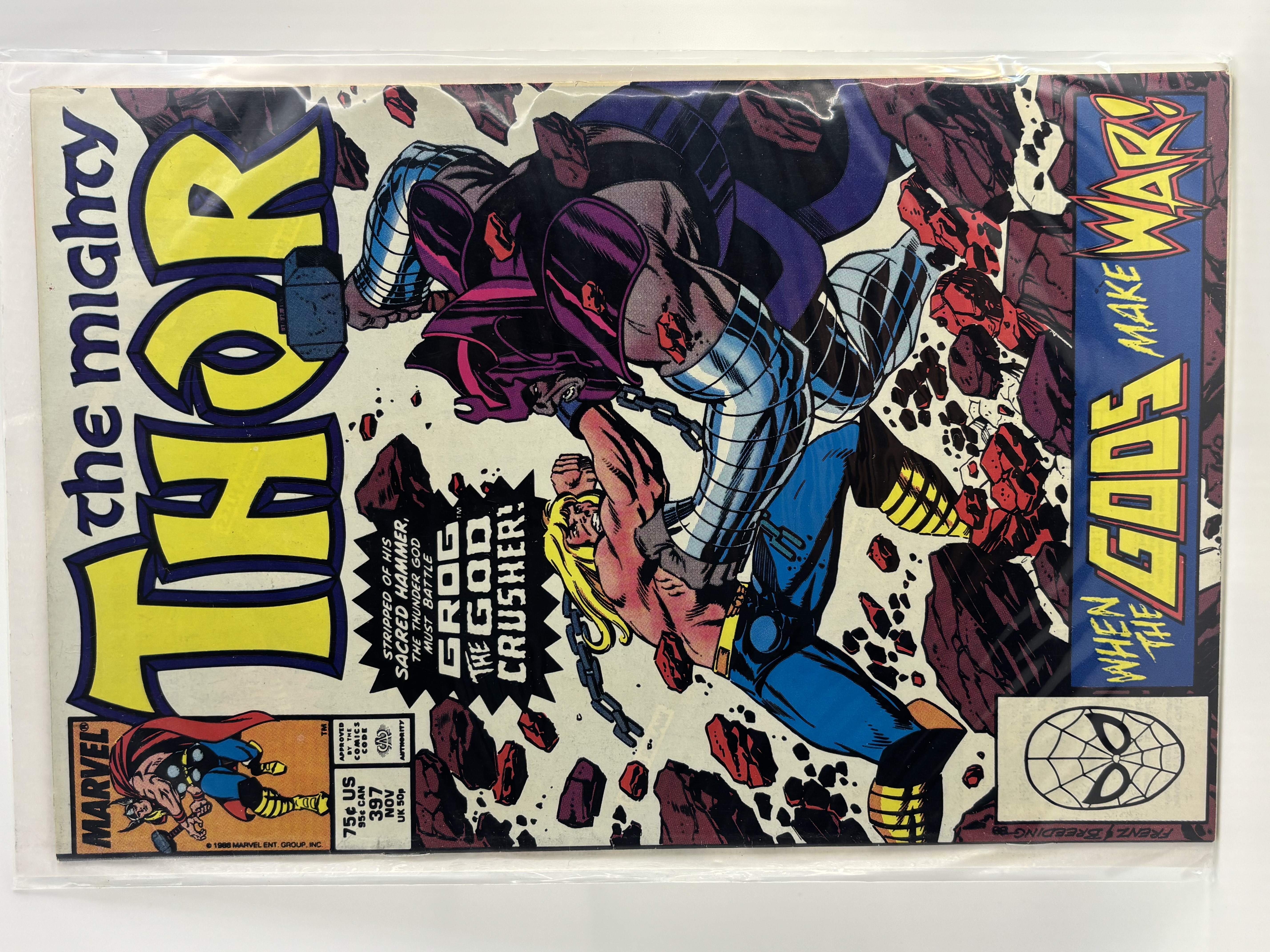 lot 149 image: The Almighty Thor Marvel Vintage #397