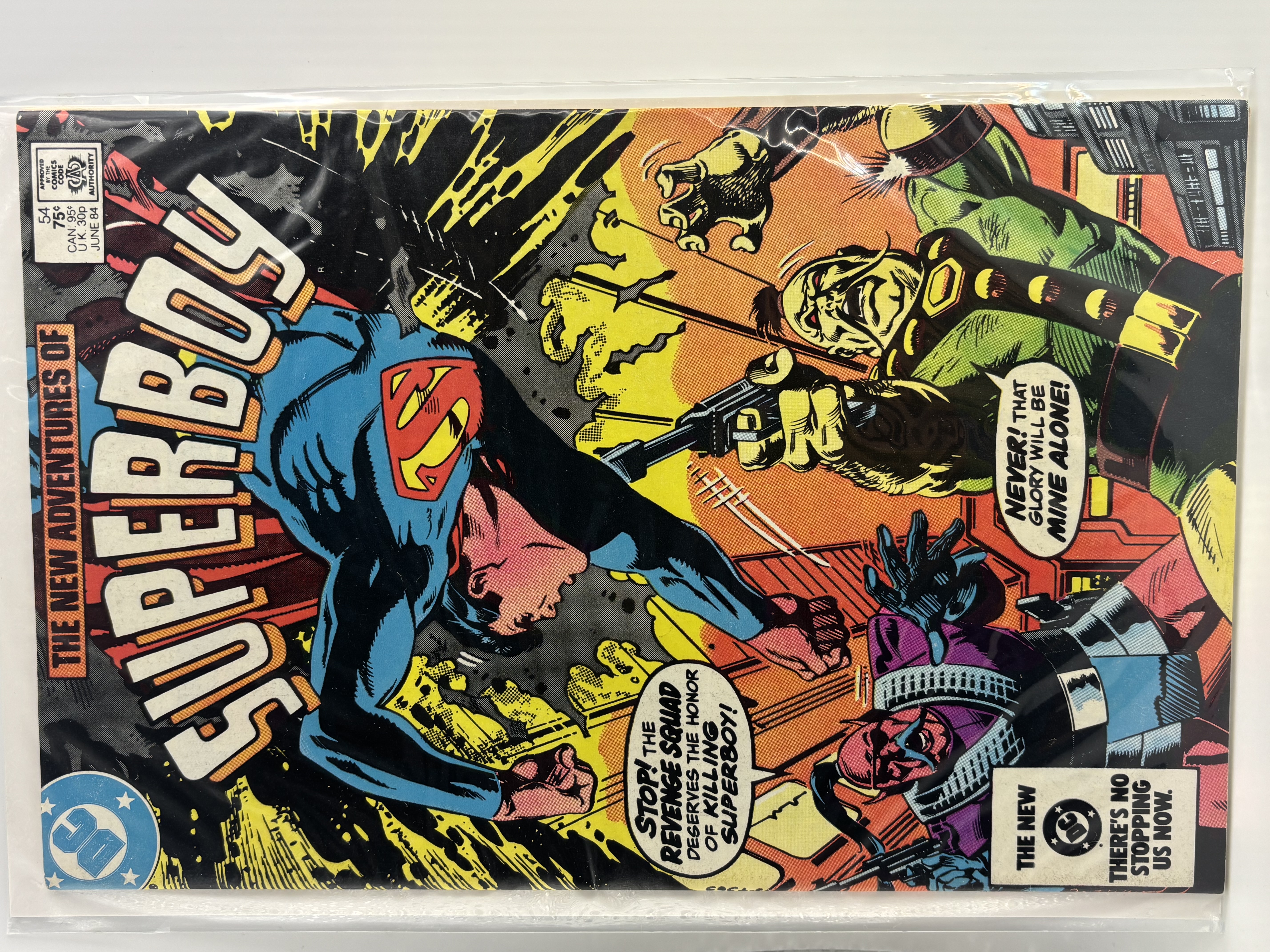 lot 152 image: The New Adventures of Superboy Issue #54 DC Comics Books