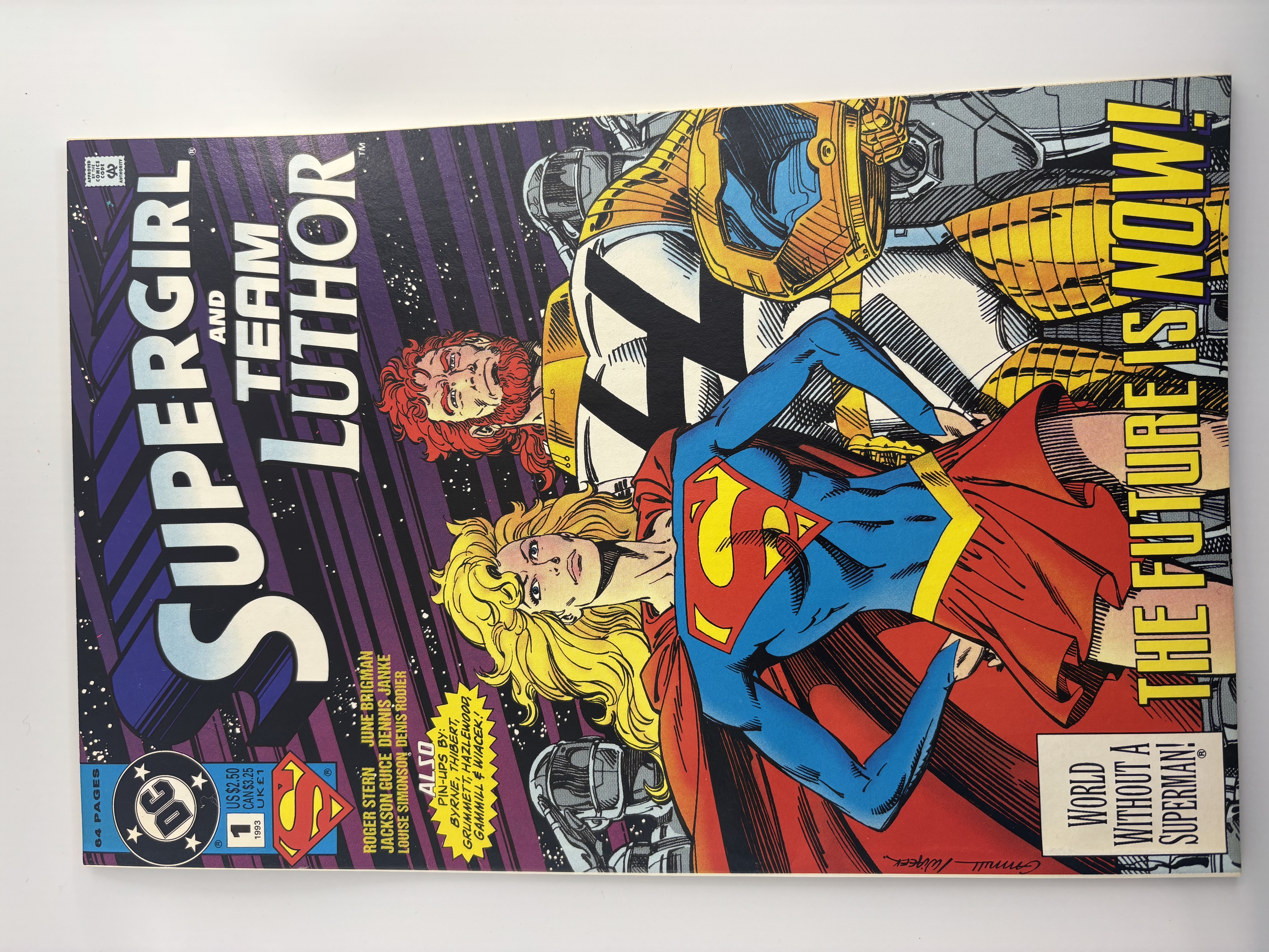lot 157 image: Supergirl and Team Luthor 1st Issue Comic Book, DC Comics