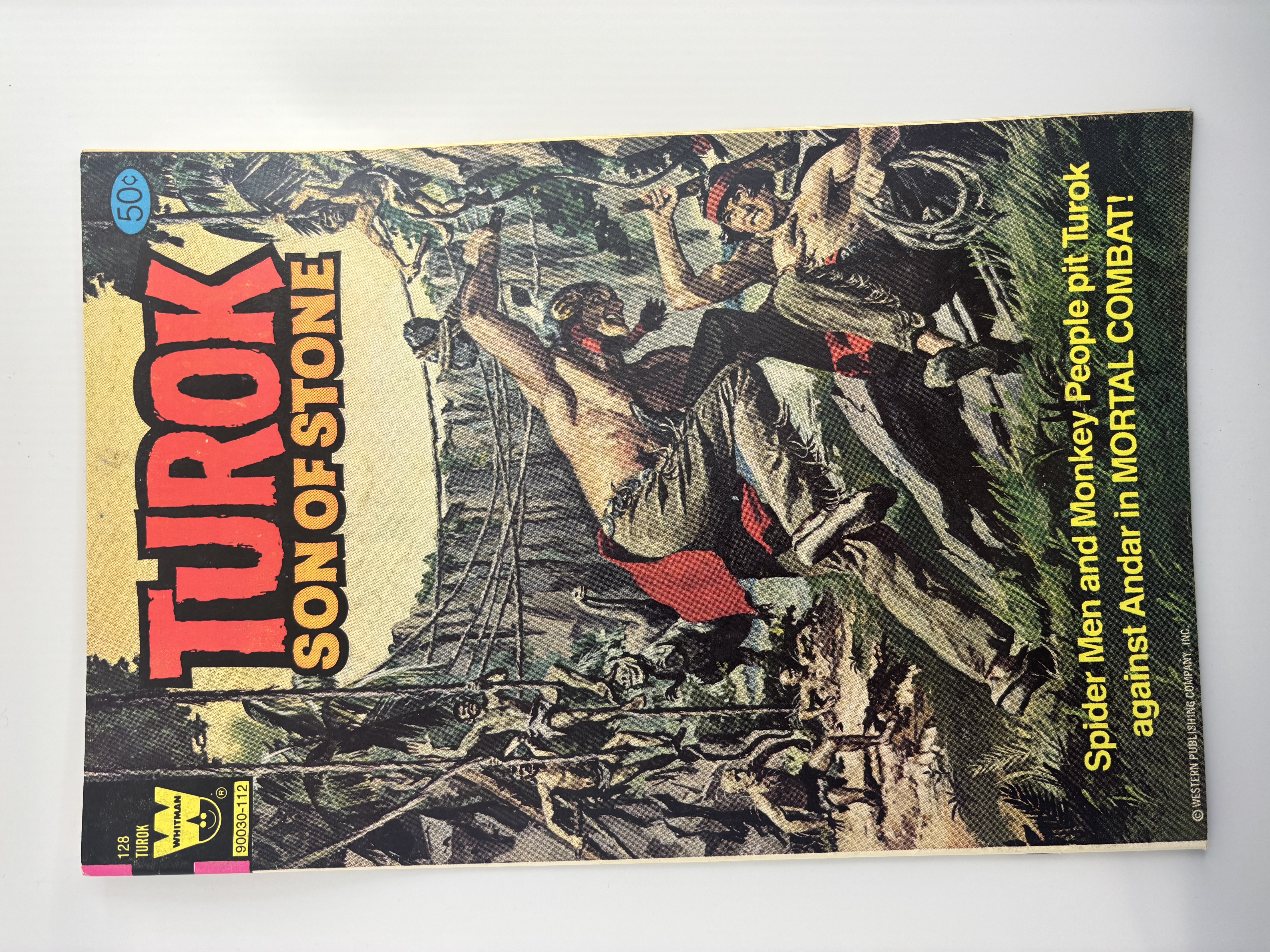 lot 169 image: Turok Son of Stone Issue #128 Whitman Vinyage Comic Books