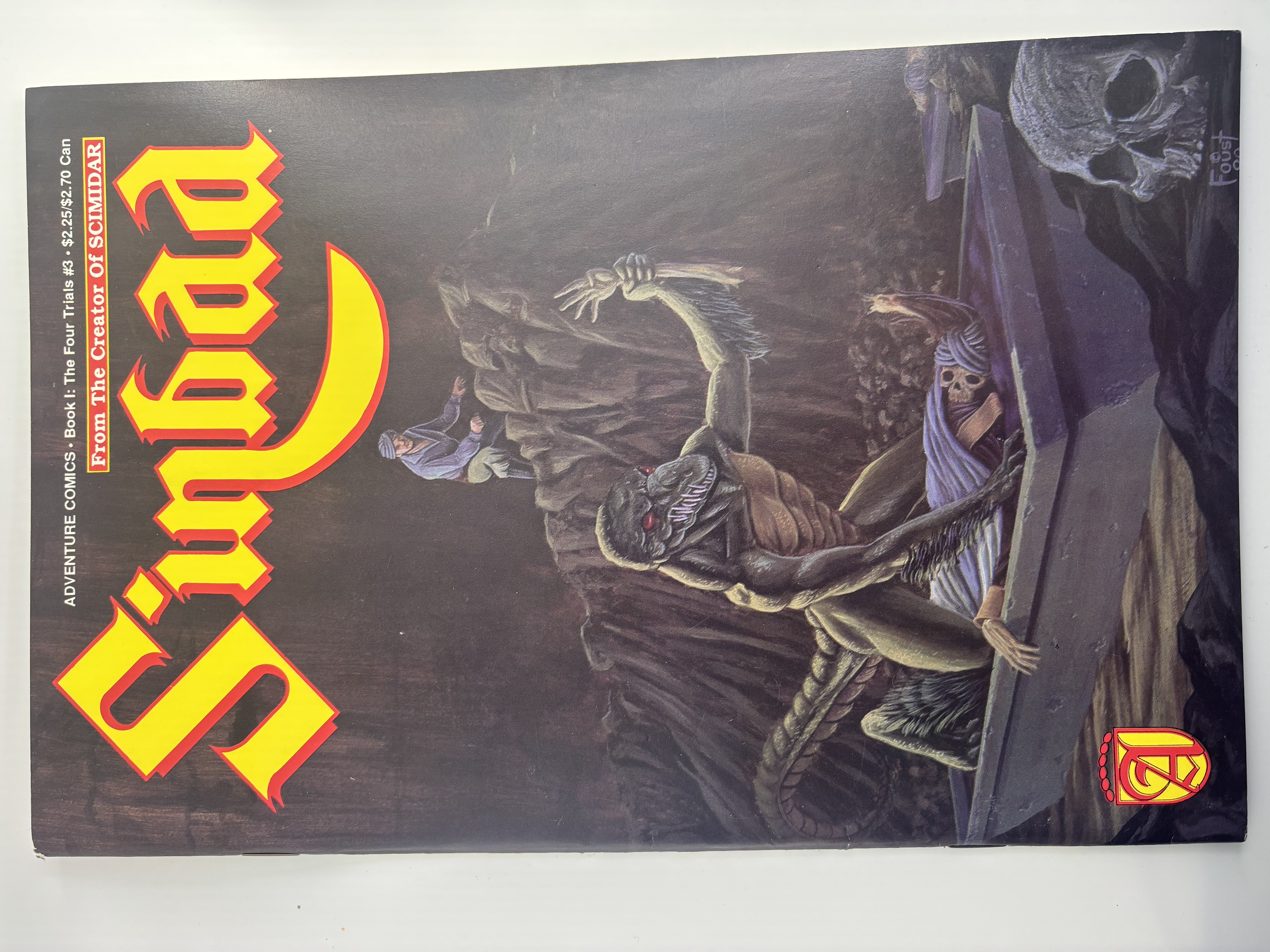 lot 174 image: Sinbad Comic Book, Adventure Comics Book One The Four Trials Number 3