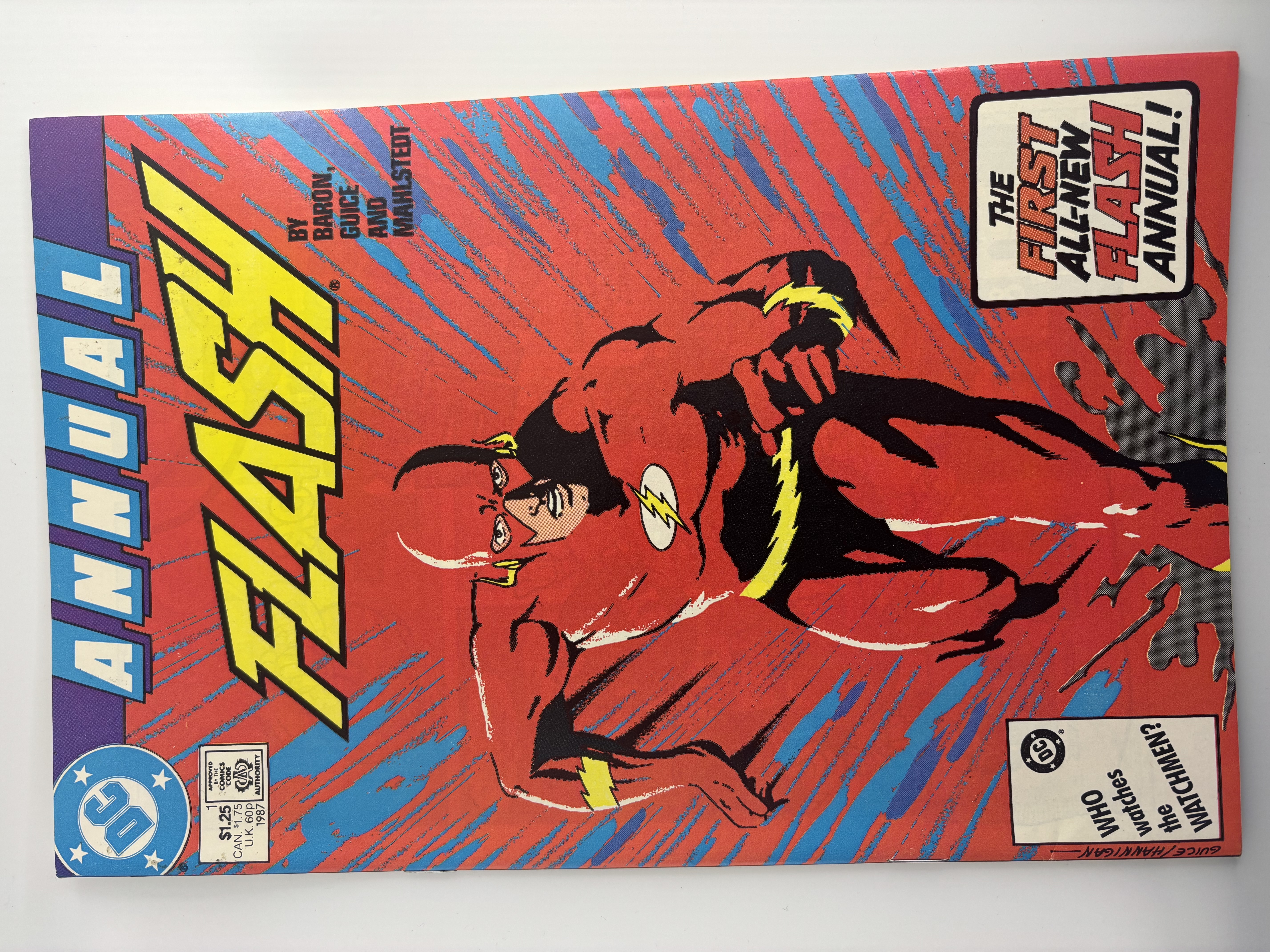 lot 177 image: Vintage Annual Flash First Issue #1, DC Comics The Flash