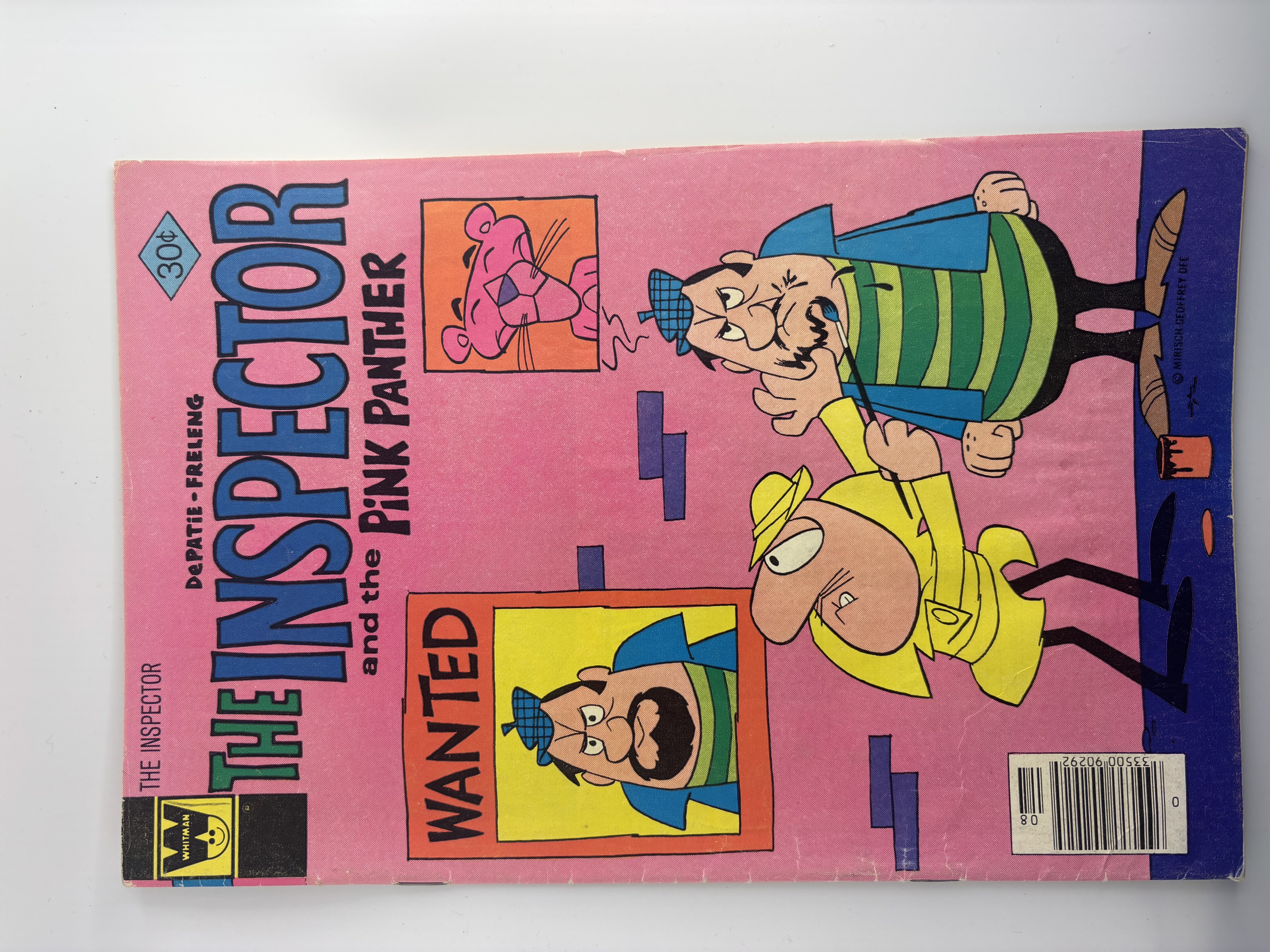 lot 187 image: The Inspector and the Pink Panther Issue #8 Whitman Comics