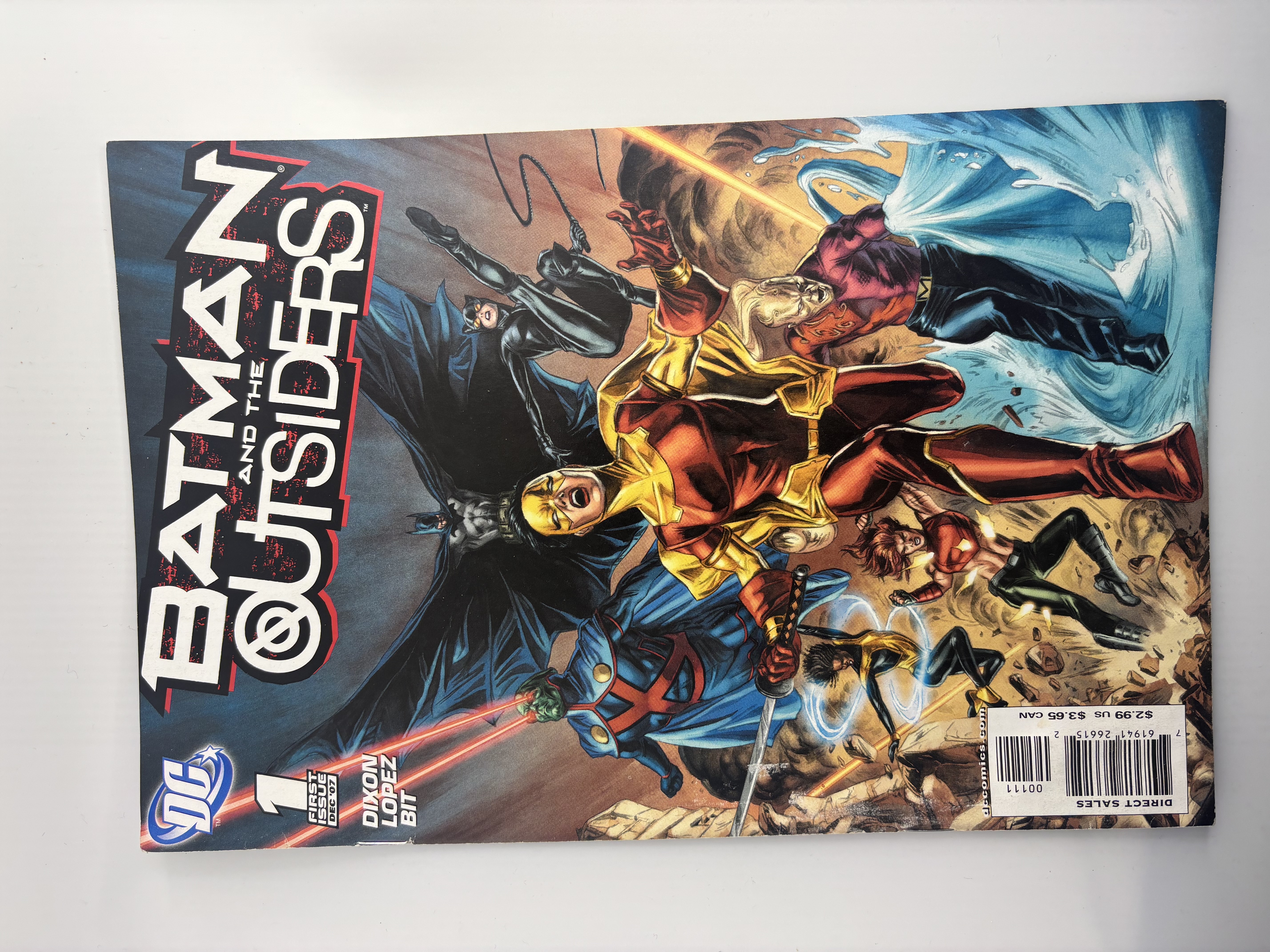 lot 194 image: Batman and the Outsiders First Issue #1 DC Comics