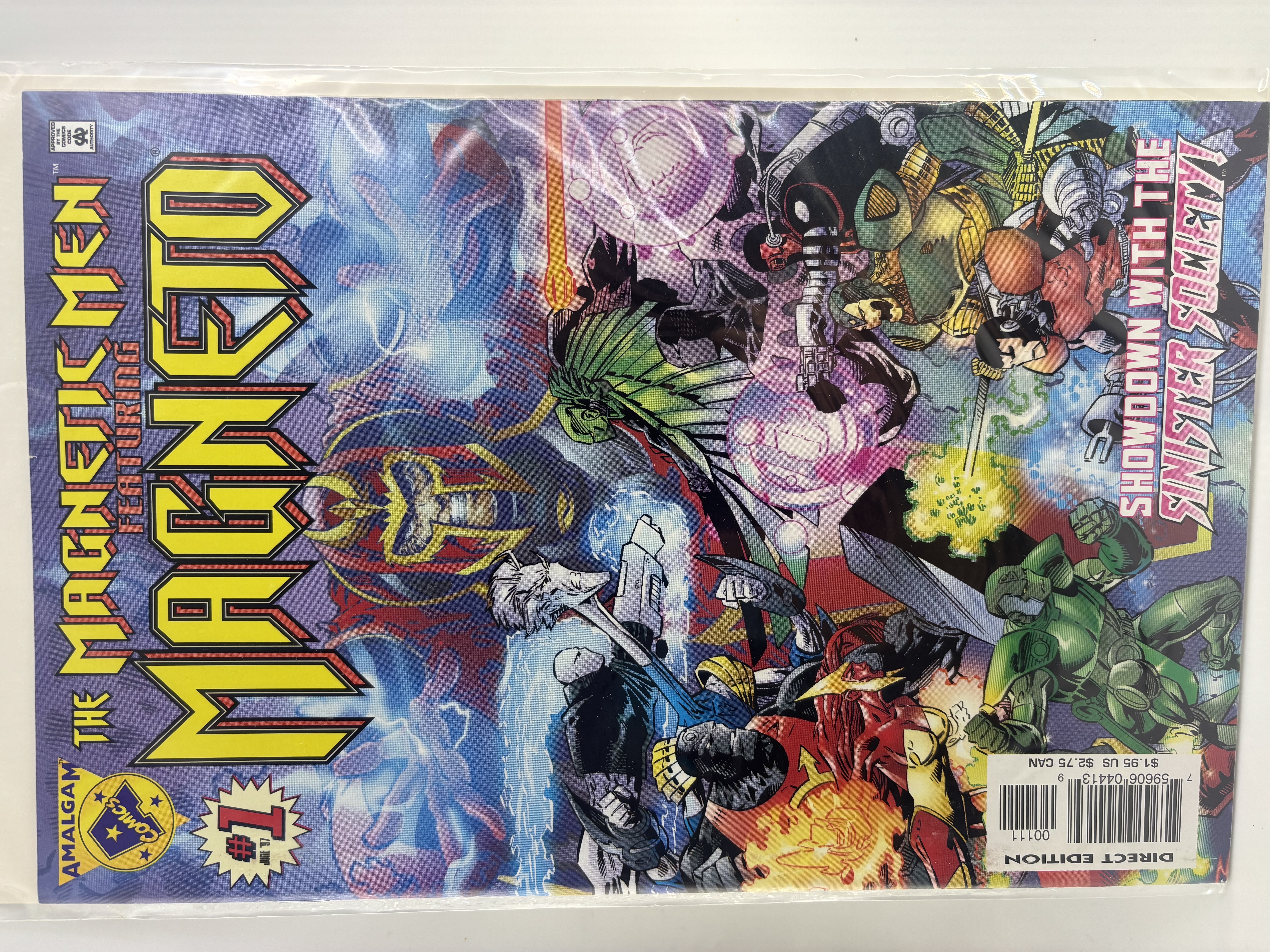 lot 197 image: The Magnetic Man Featuring Magneto First Issue #1 Comic Book
