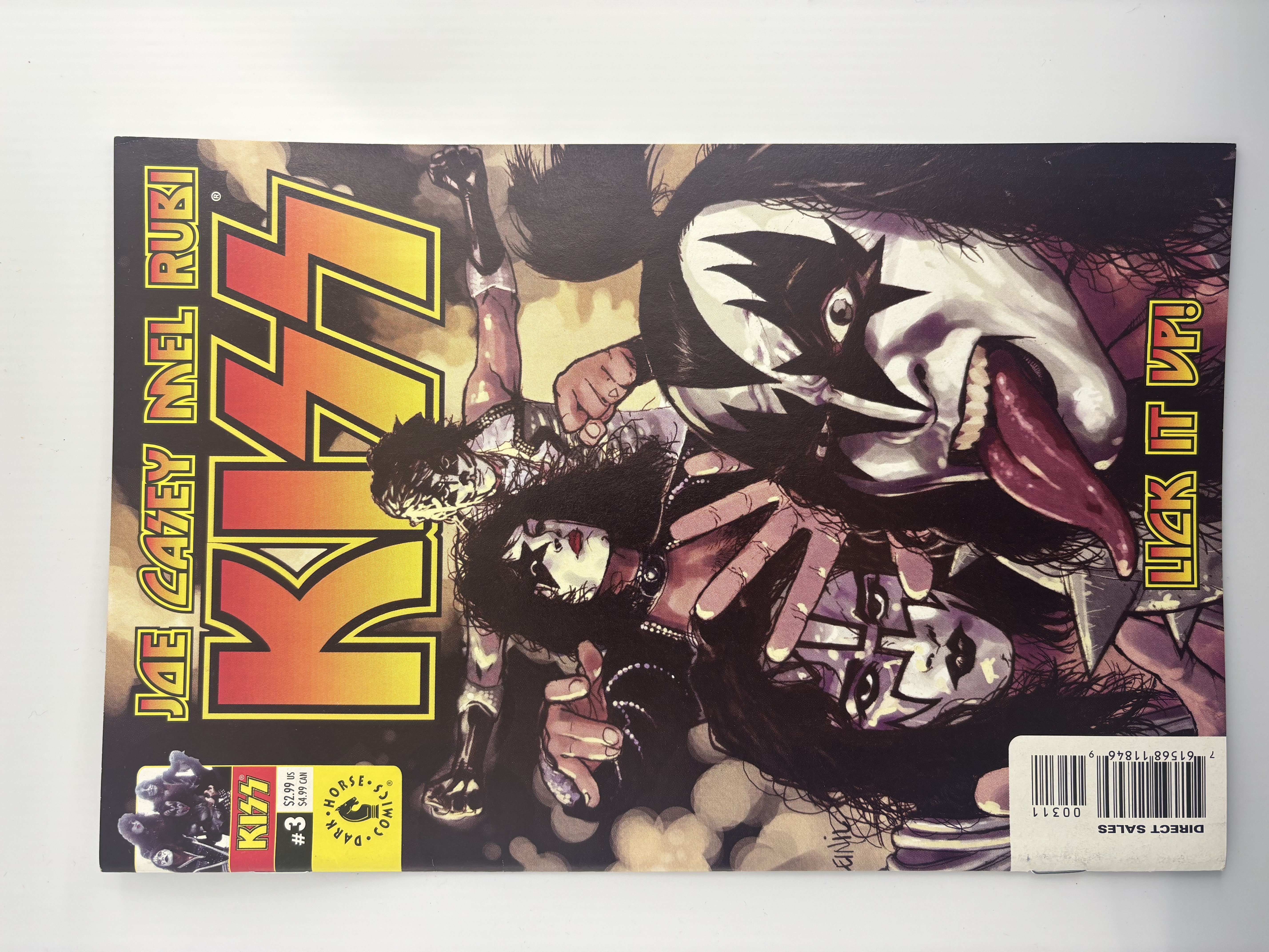 lot 198 image: Kiss Comic Book Issue #3 Dark Horse Comics