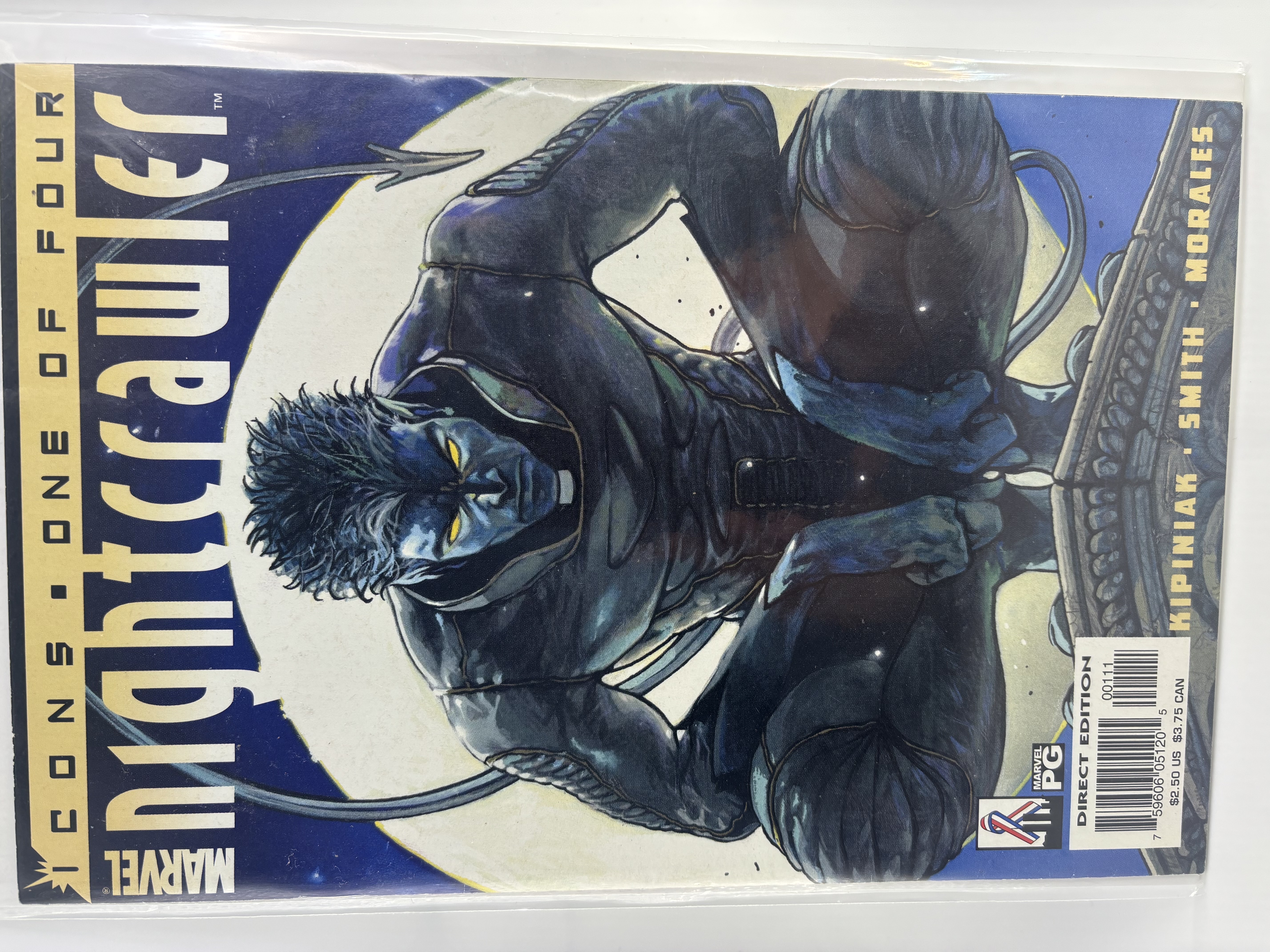 lot 210 image: Nightcrawler Icons One of Four Marvel Comics
