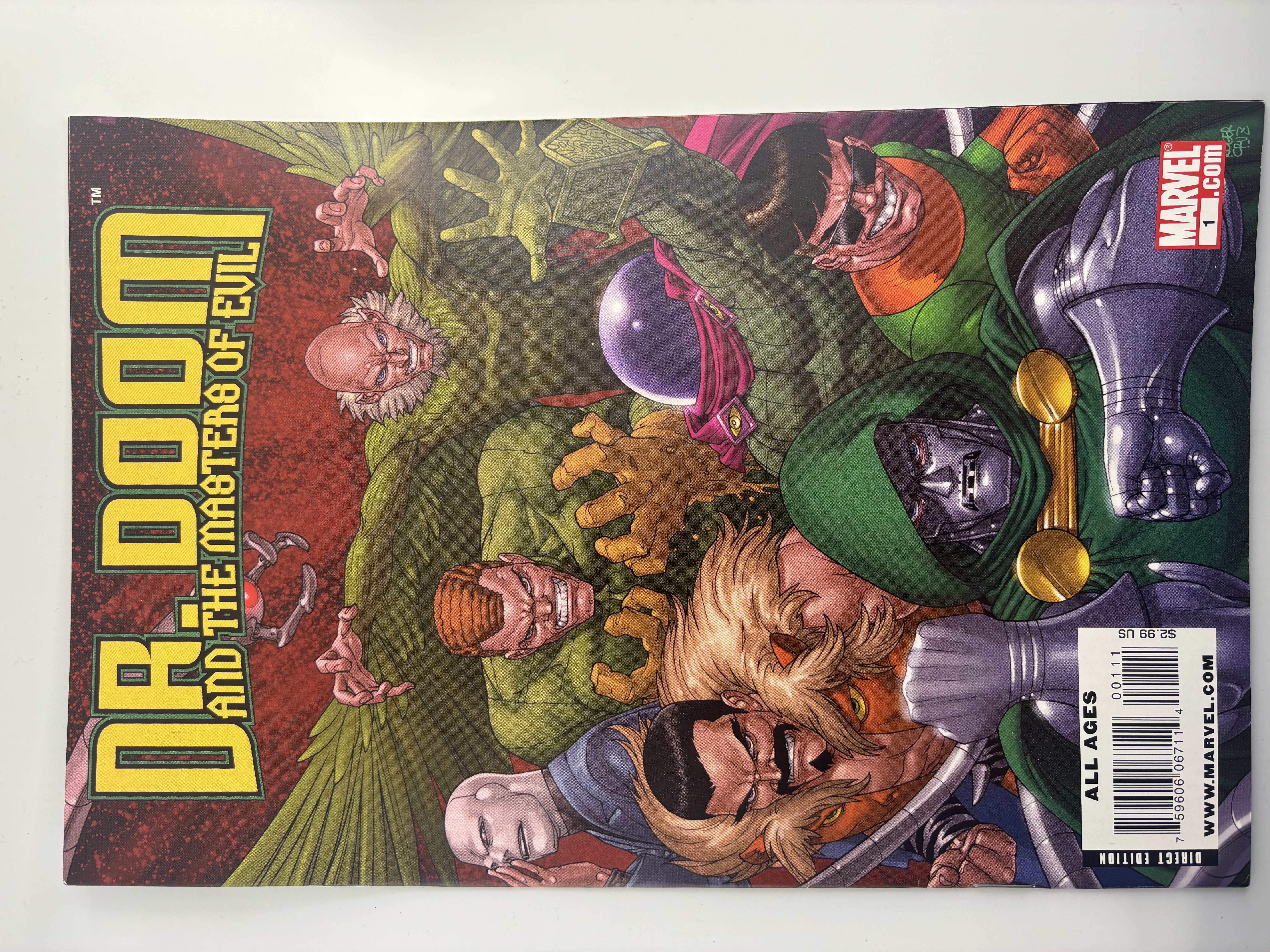 lot 214 image: Doctor Doom and the Masters of Evil Issue #1 Marvel Comics Spider-Man