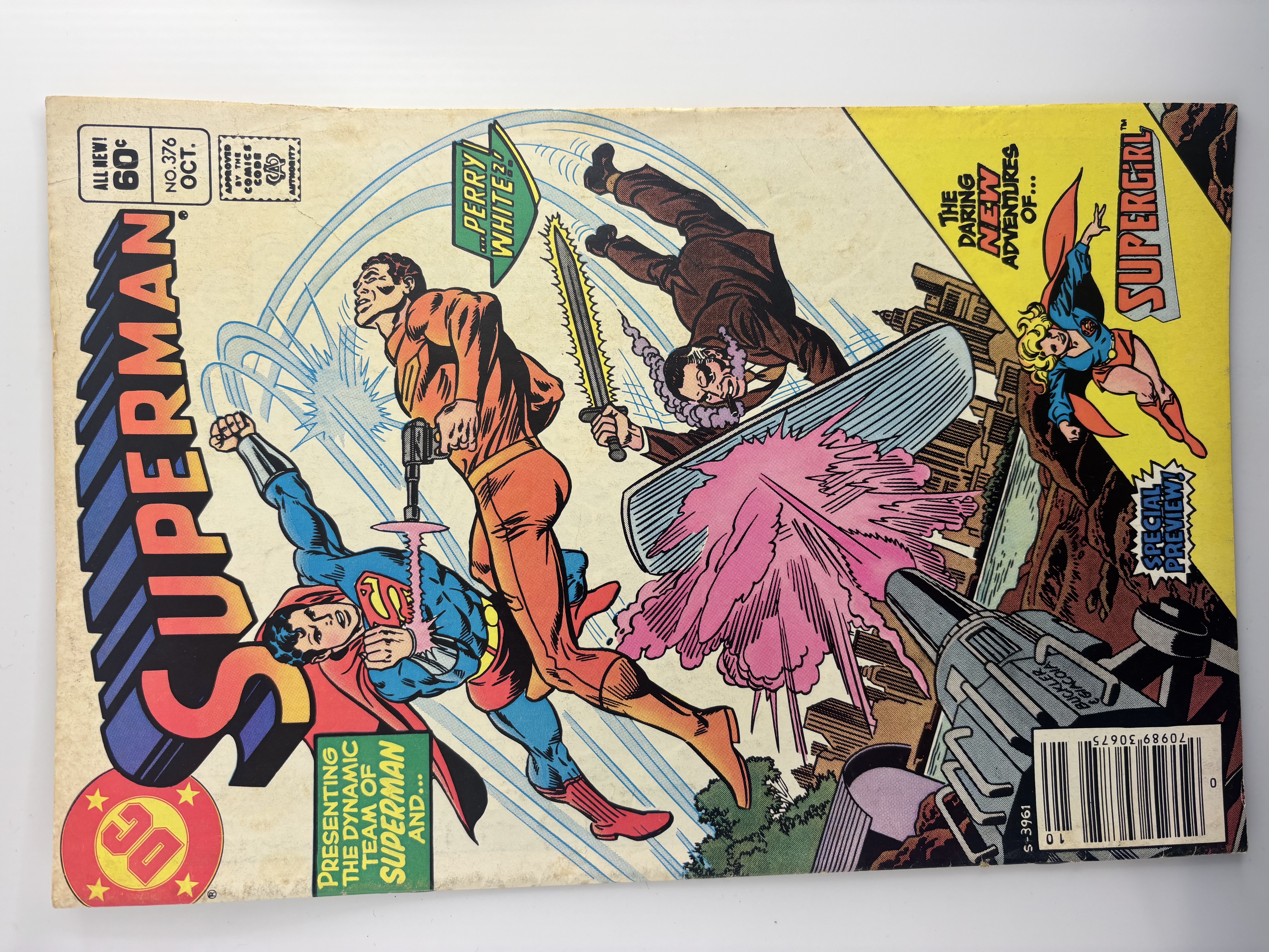 lot 223 image: Vintage Superman Issue #376 DC Comics