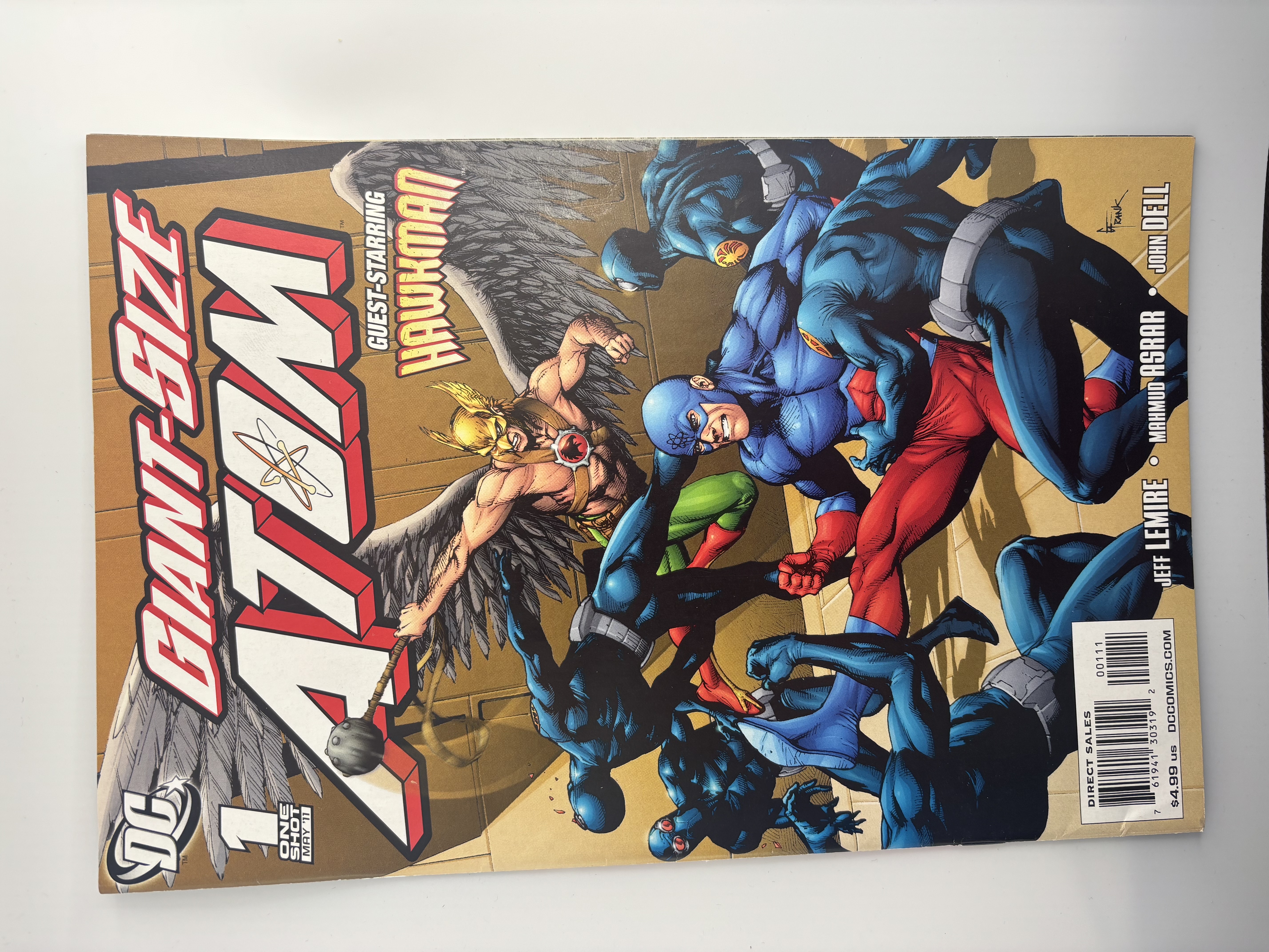 lot 239 image: Giant Size Atom One Shot Issue #1 Guest Starring Hawkman DC Comics