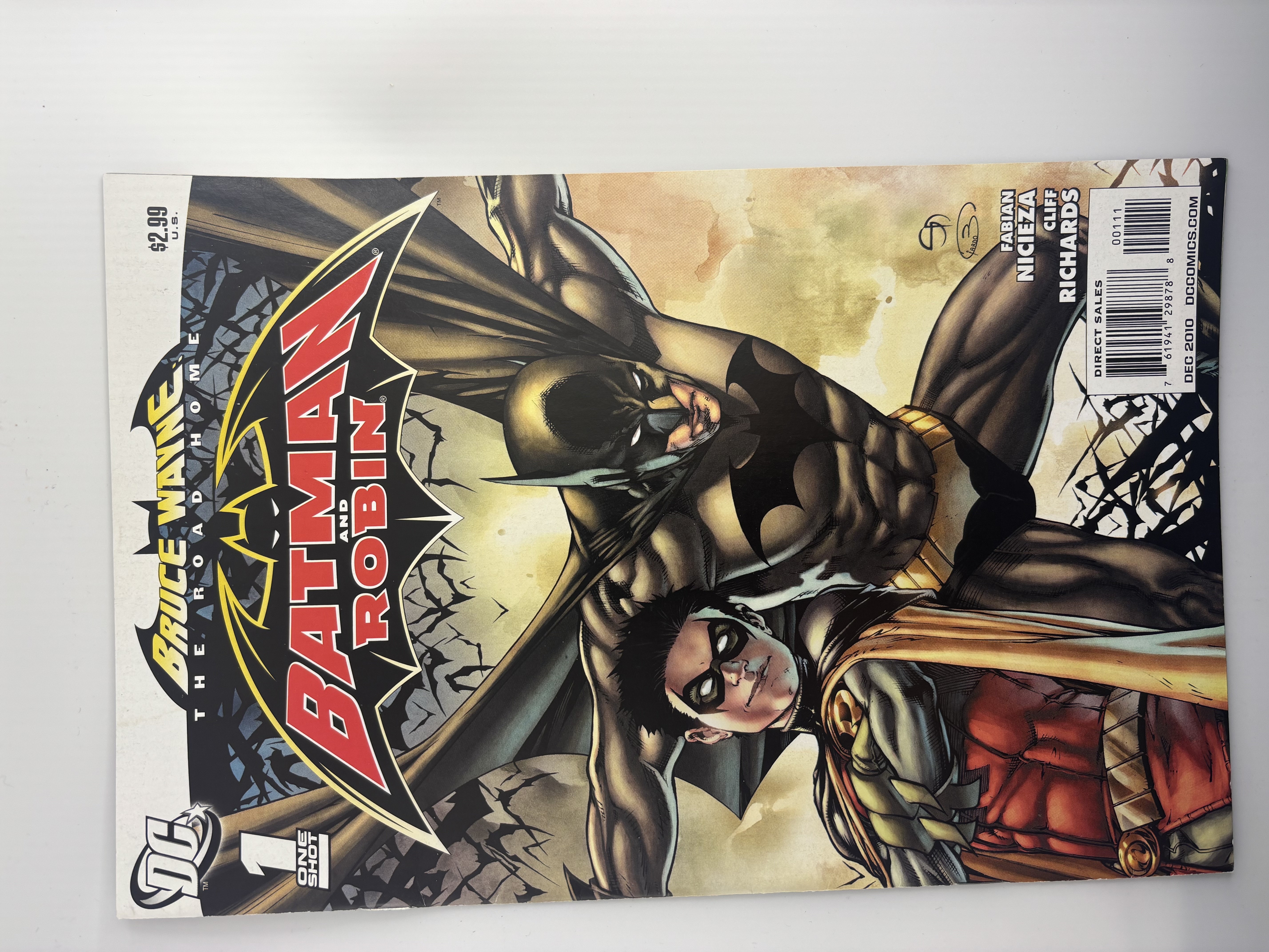 lot 242 image: Bruce Wayne The Road Home Batman and Robin One Shot Comics DC