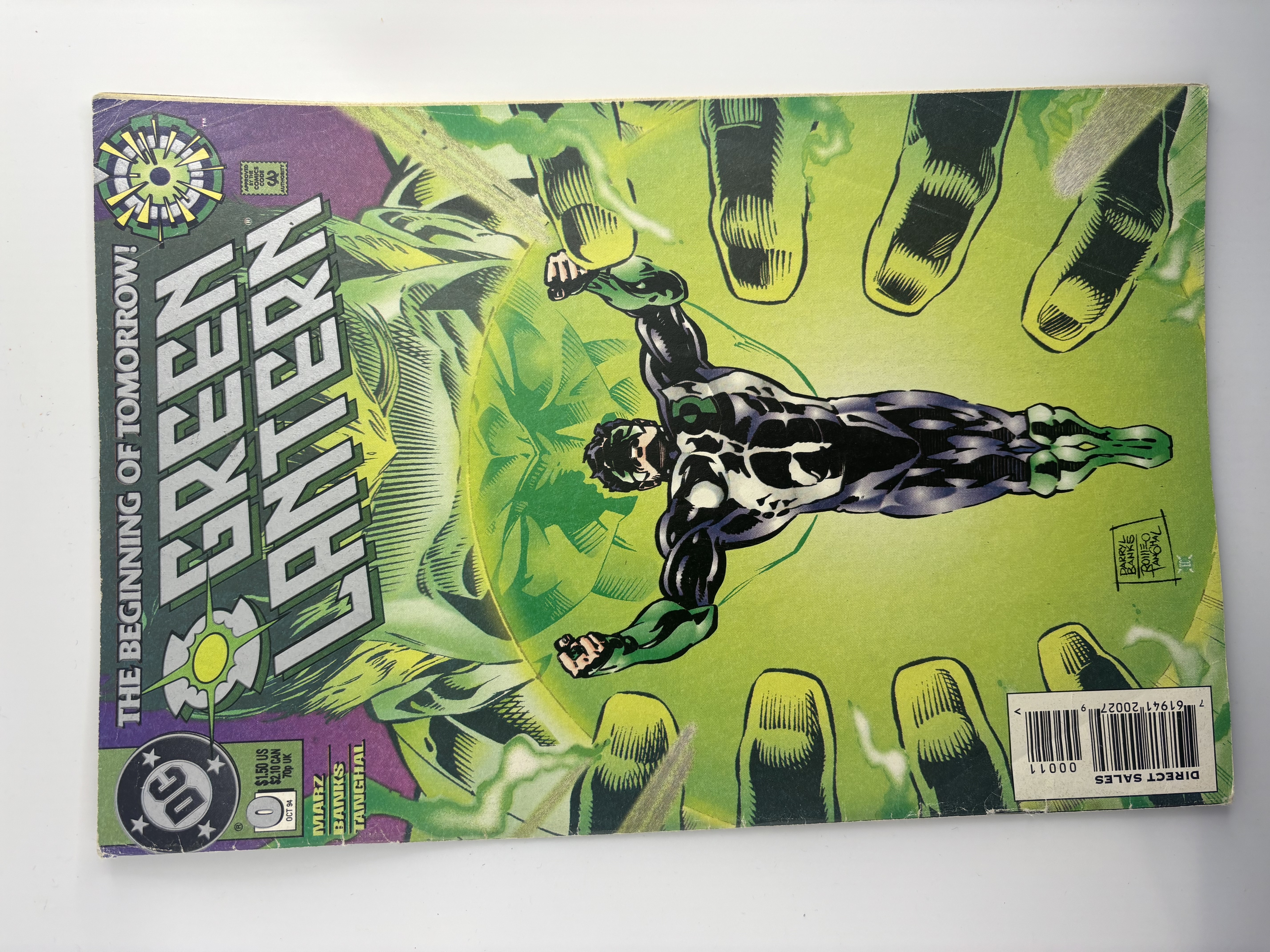 lot 245 image: Green Lanter Issue #0 The Beginning of Tomorrow DC Comics