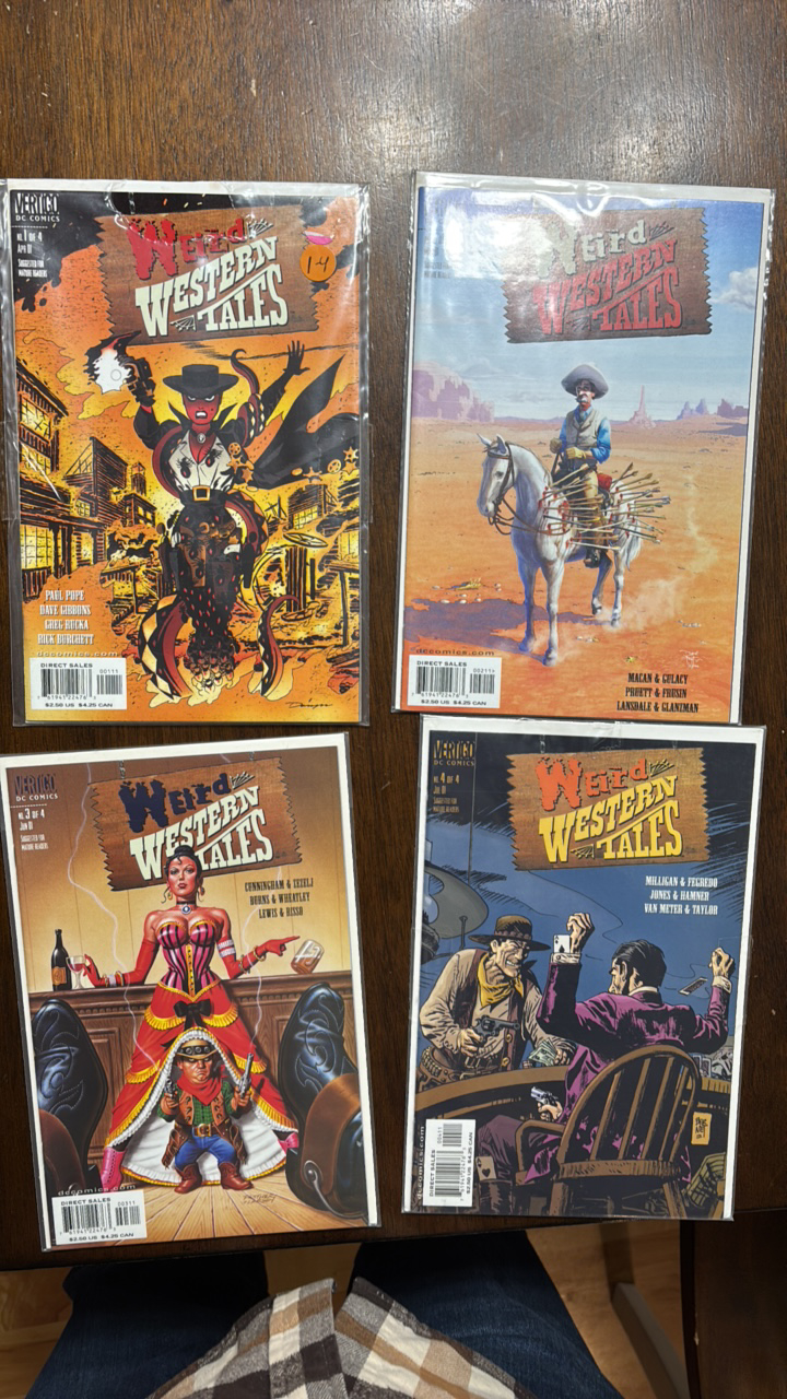 lot 251 image: Weird Western Tales Comics From Vertigo Comics, Issues 1,2,3,4