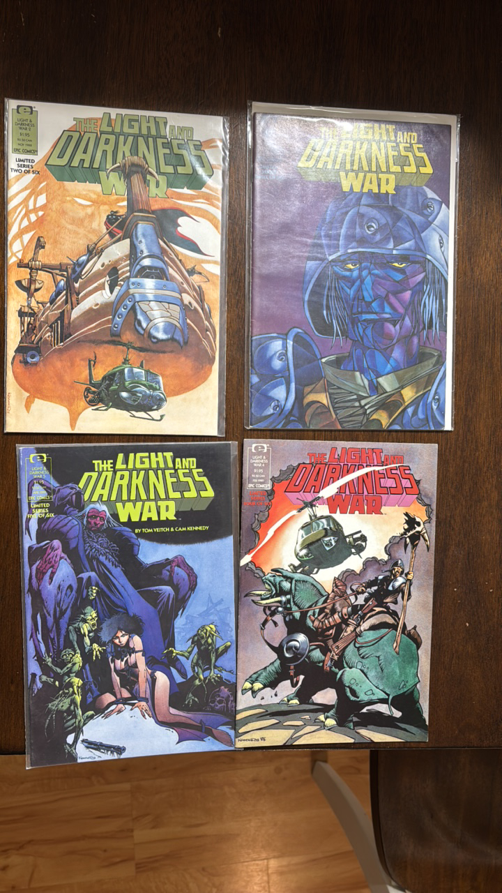 lot 259 image: The Light and Darkness War Comic Lot, 4 Comics
