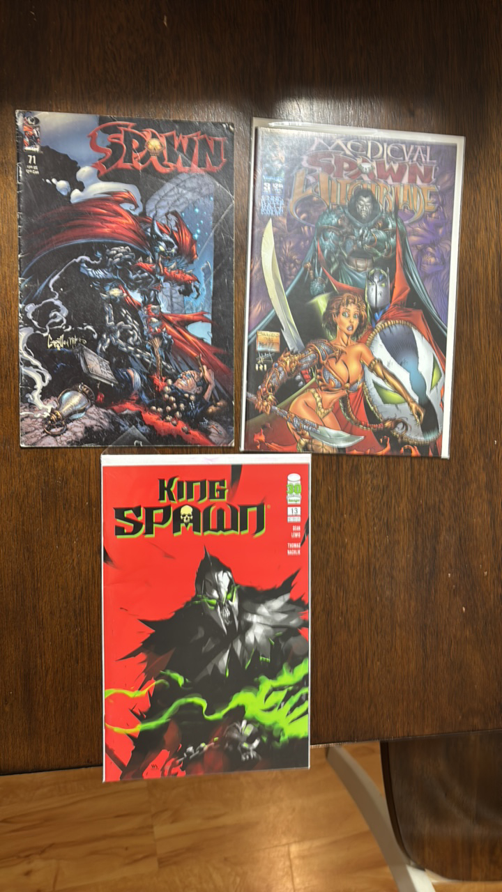 lot 260 image: Spawn Comic Book Lot, 3 Comics Image Brand