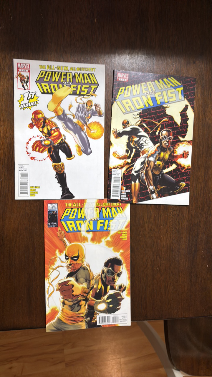 lot 269 image: Power Man and Ironfist Comic Book Lot Includinf First Issue #1 Marvel