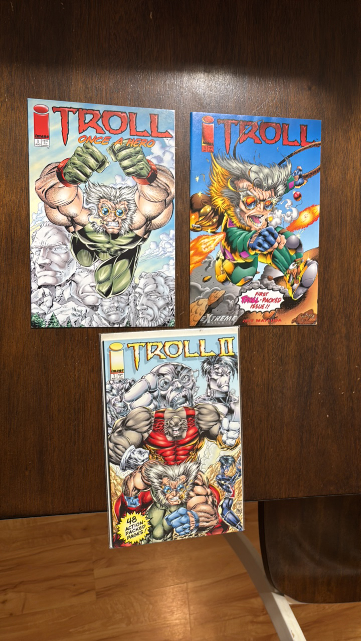 lot 273 image: Troll Comic Book Lot, Includes First Issue Image Comics