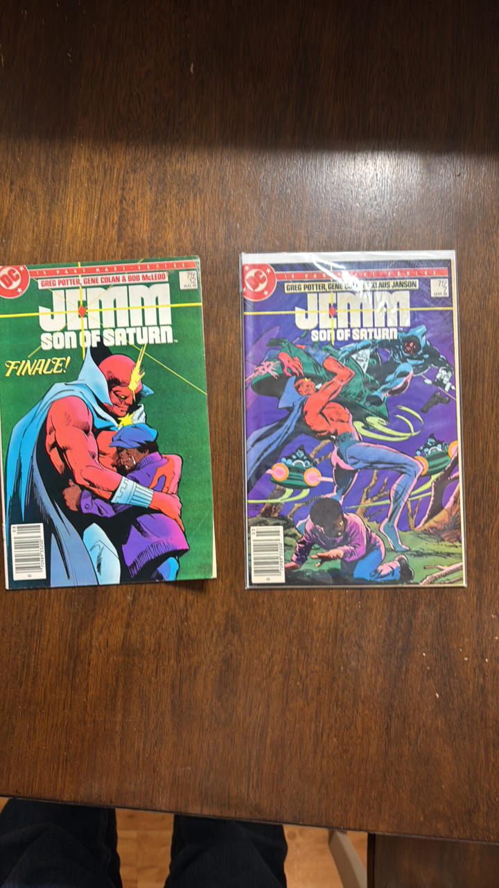 lot 277 image: Jen Son of Saturn Comic Book Lot, Vintage DC Comics