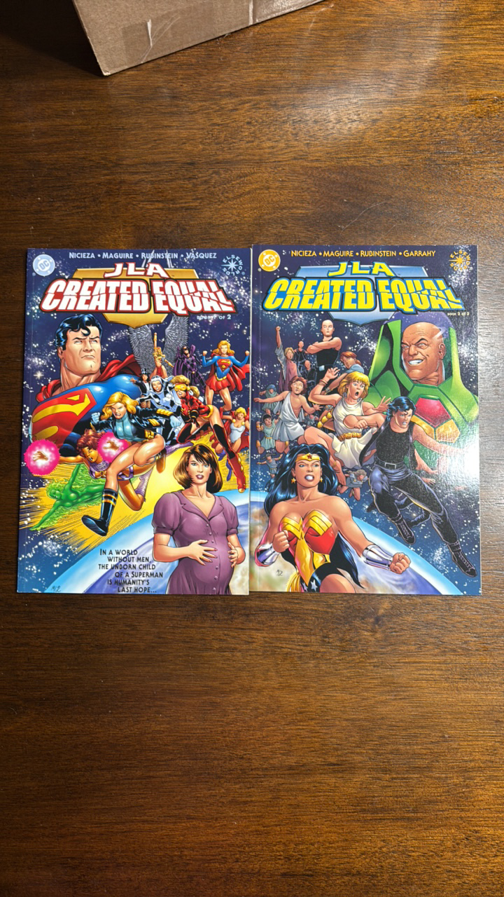 lot 326 image: Justic Leage of America Created Equal Superman DC Comics