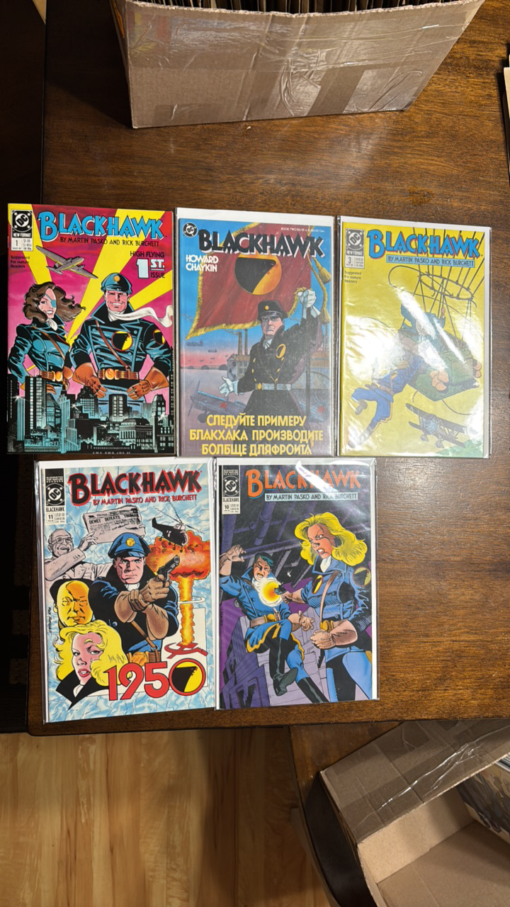 lot 339 image: Blackhawk Comic Book Lot, Includes First Issue #1, DC Comics