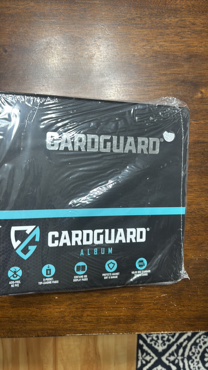 lot 350 image: Brand New CardGuard Binder and Pages for Trading Cards, Holds 90 Cards Total