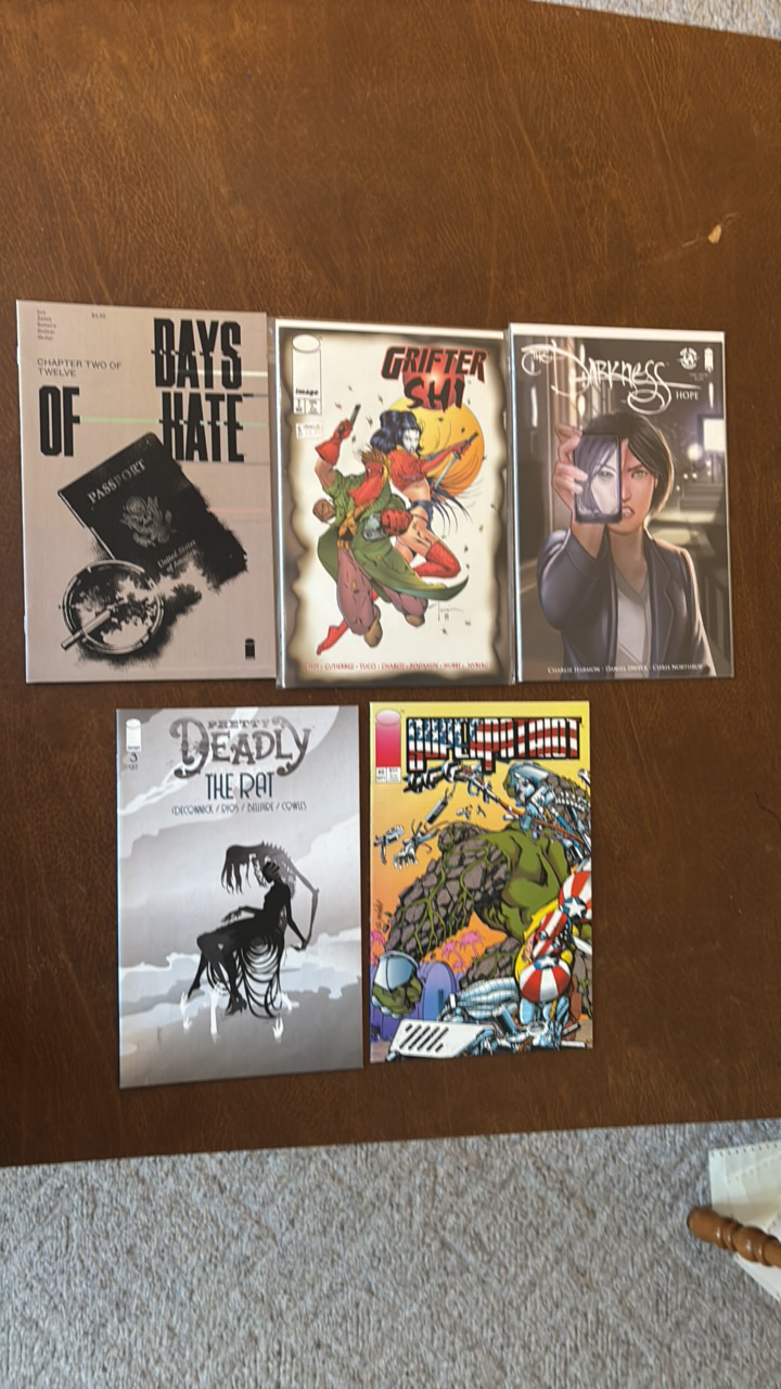 lot 445 image: Image Brand Comic Books Lot, 5 Different Comics