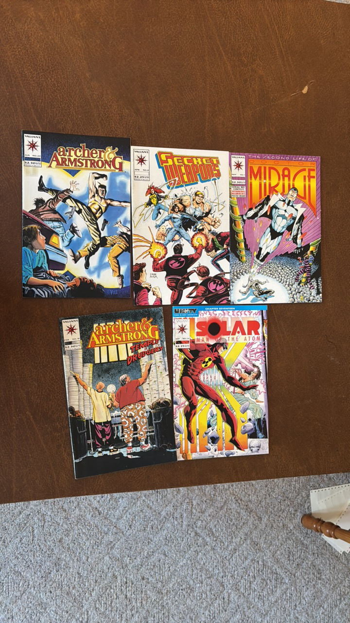 lot 448 image: Valiant Comic Book Lot, 5 Comics