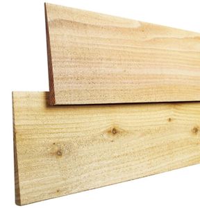 11/16" x 8" Western Red Cedar Bevel Siding – Utility Grade