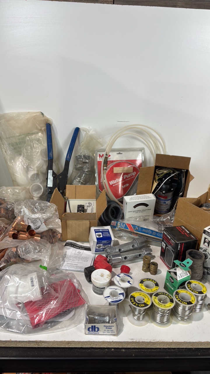 lot 144 image: Plumbing Materials