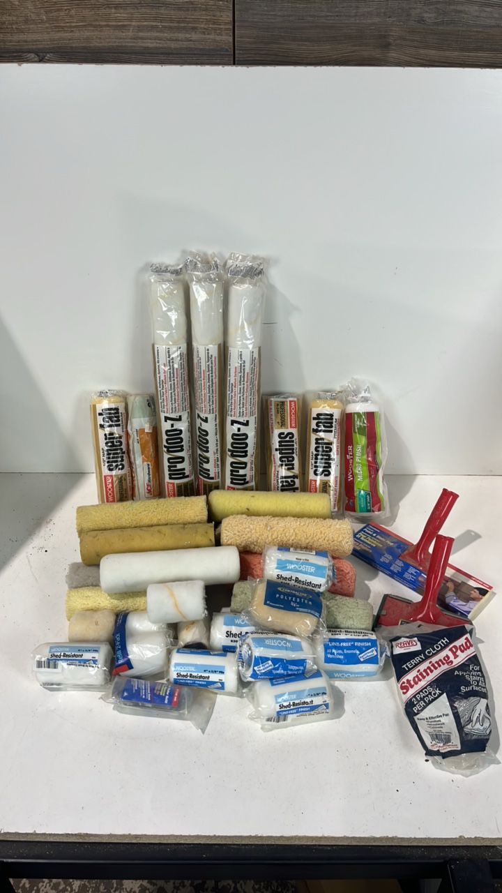 lot 161 image: Lot Of Stain &amp Paint rollers