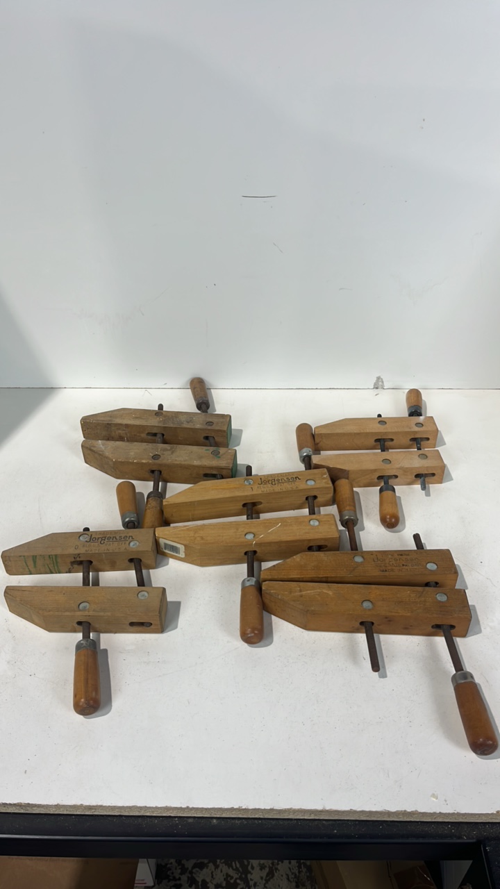 lot 164 image: Jorgenson Wood Working Clamps