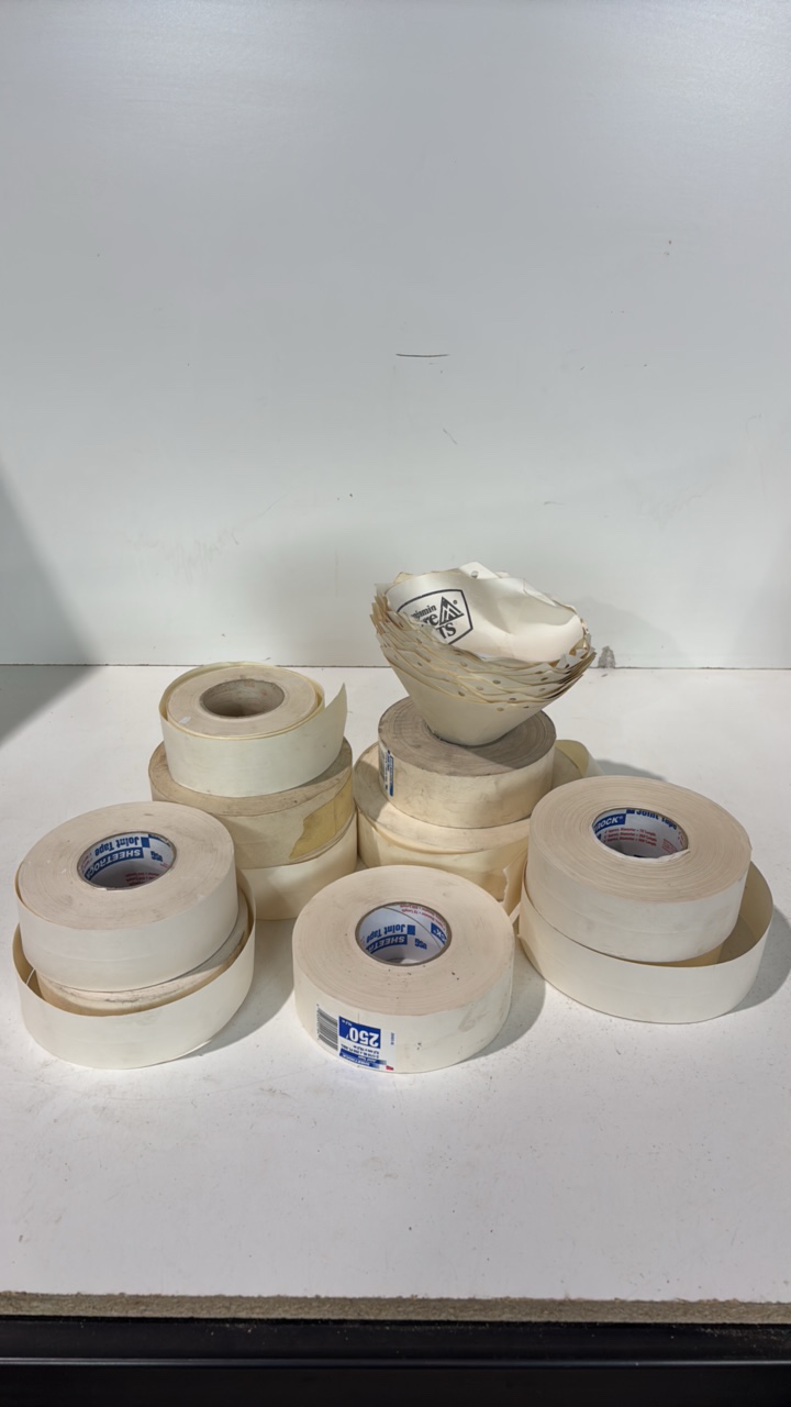 lot 186 image: Lot Of Drywall Tape And Paint Filters