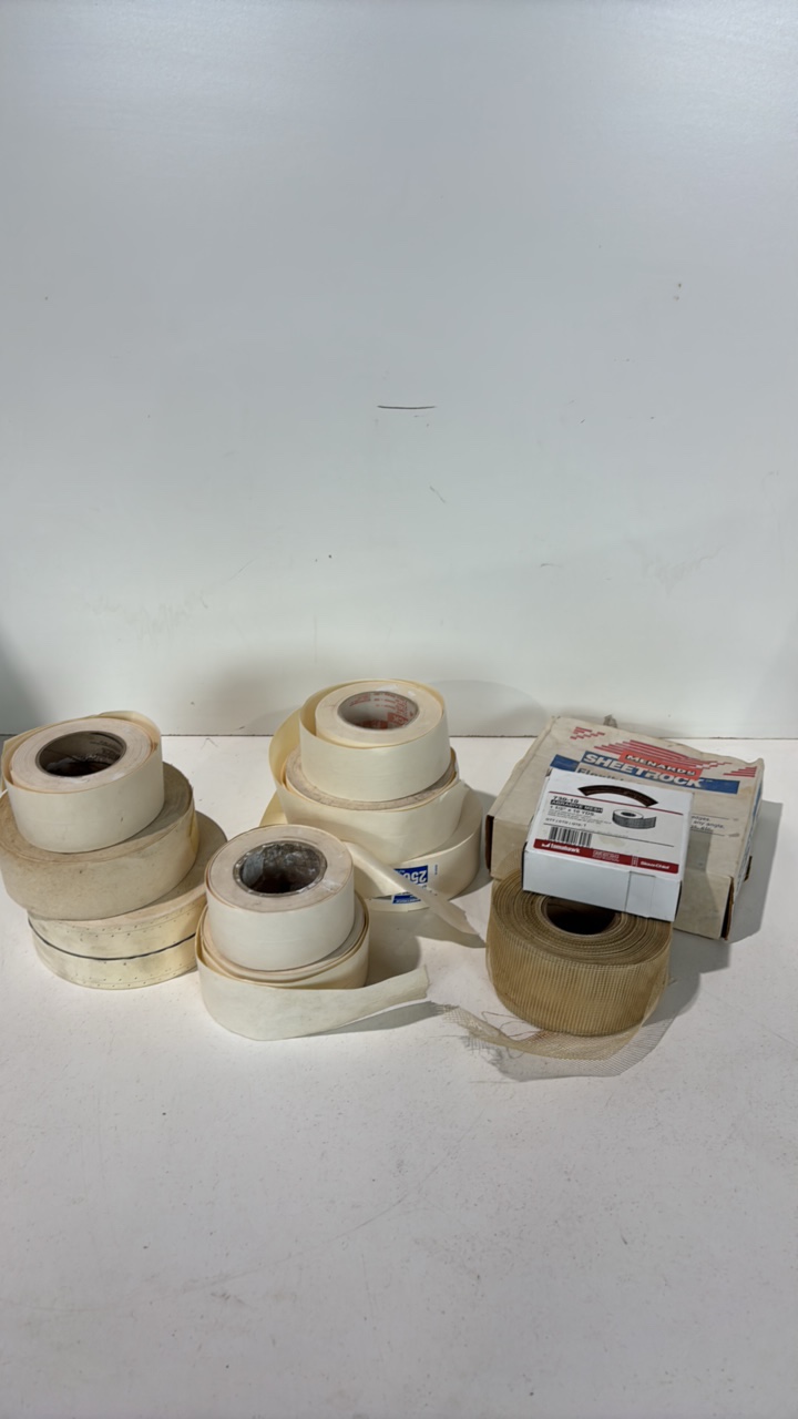 lot 188 image: Lot Of Drywall Tape And Mesh