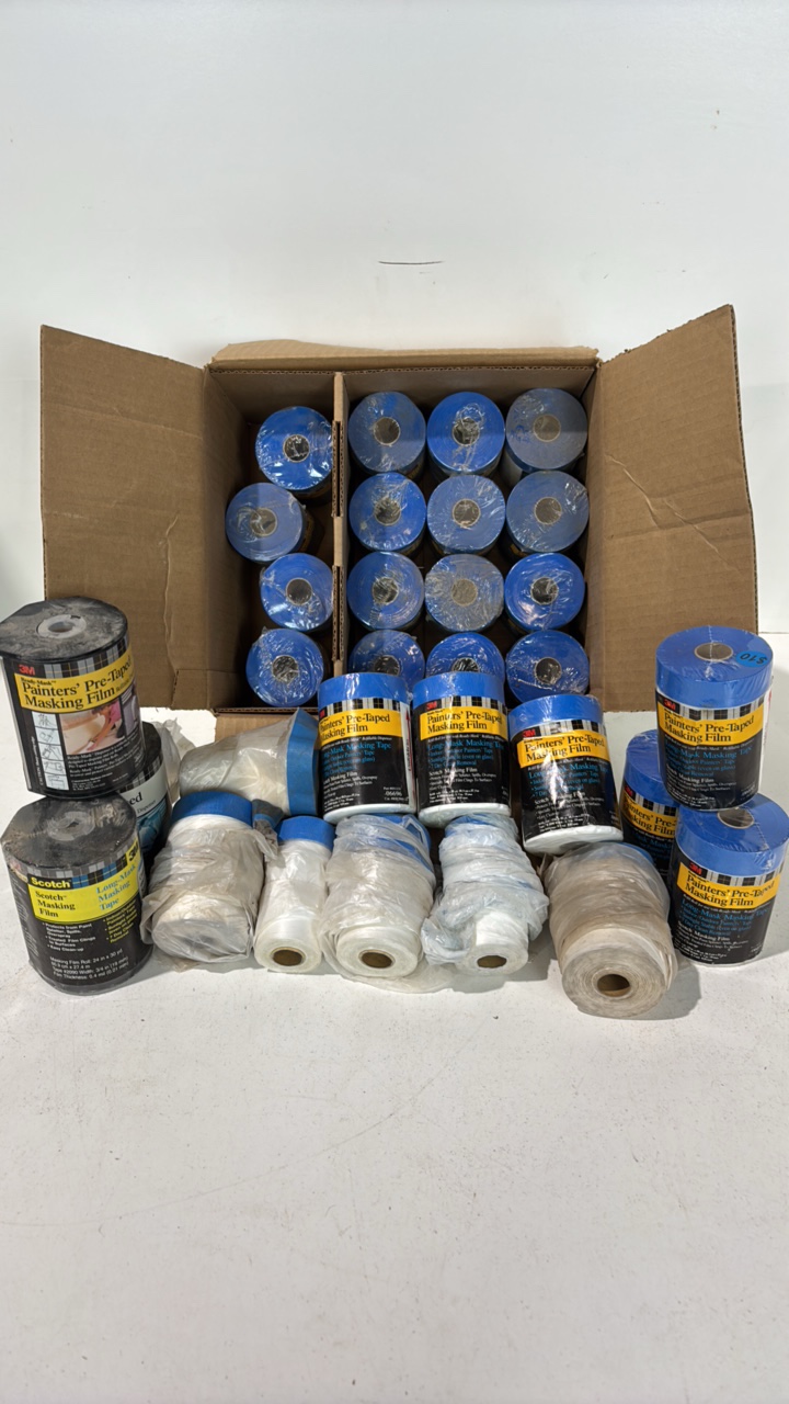lot 197 image: Lot Of Painters Pre-taped Masking Film
