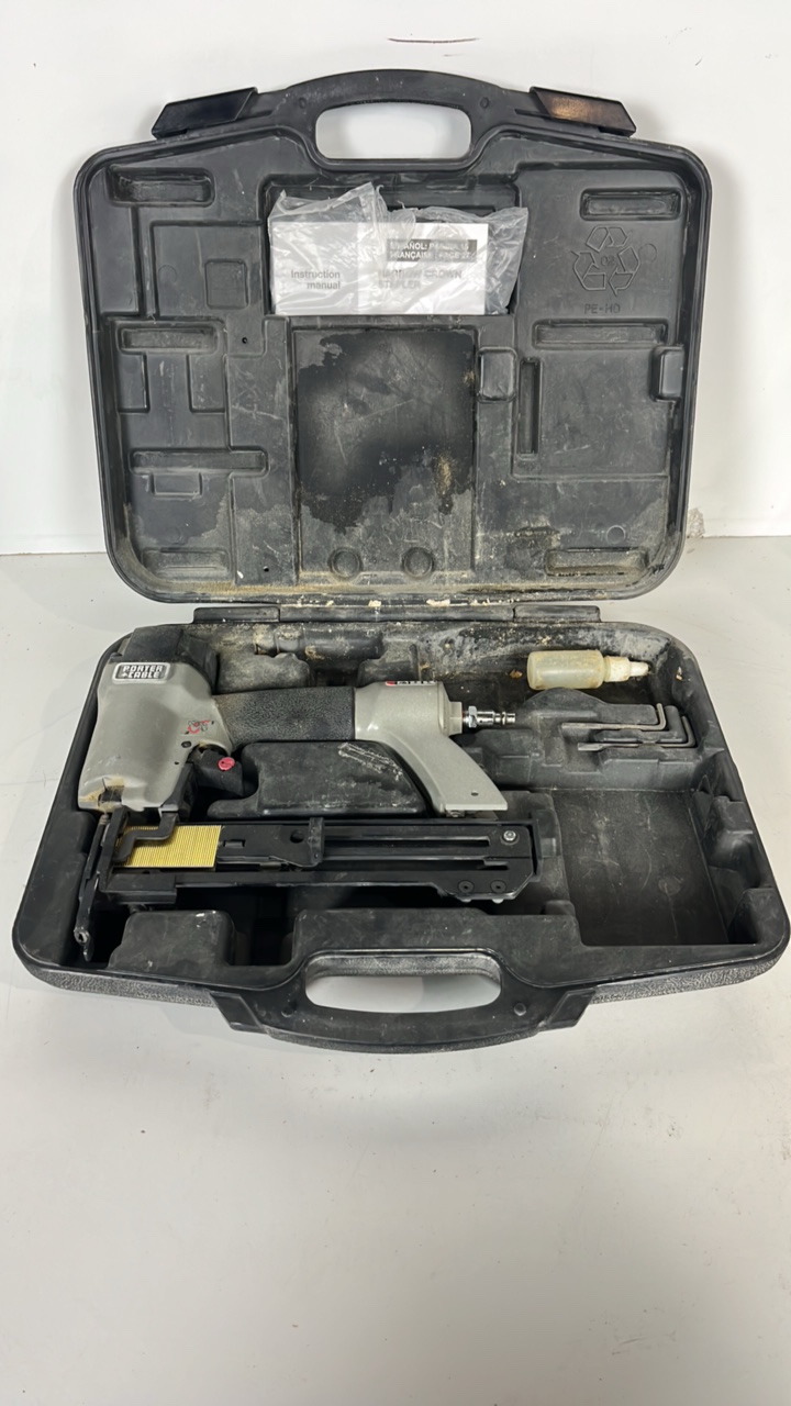 lot 21 image: Porter Cable Pneumatic Staple Gun